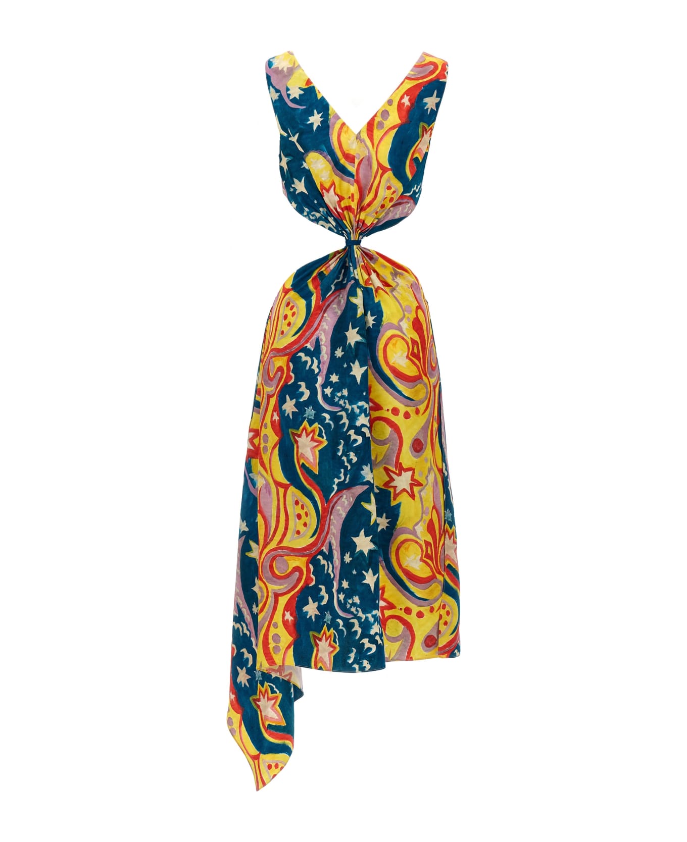 Marni 'no Vacancy Inn' Capsule High Summer Long Dress - Multicolor