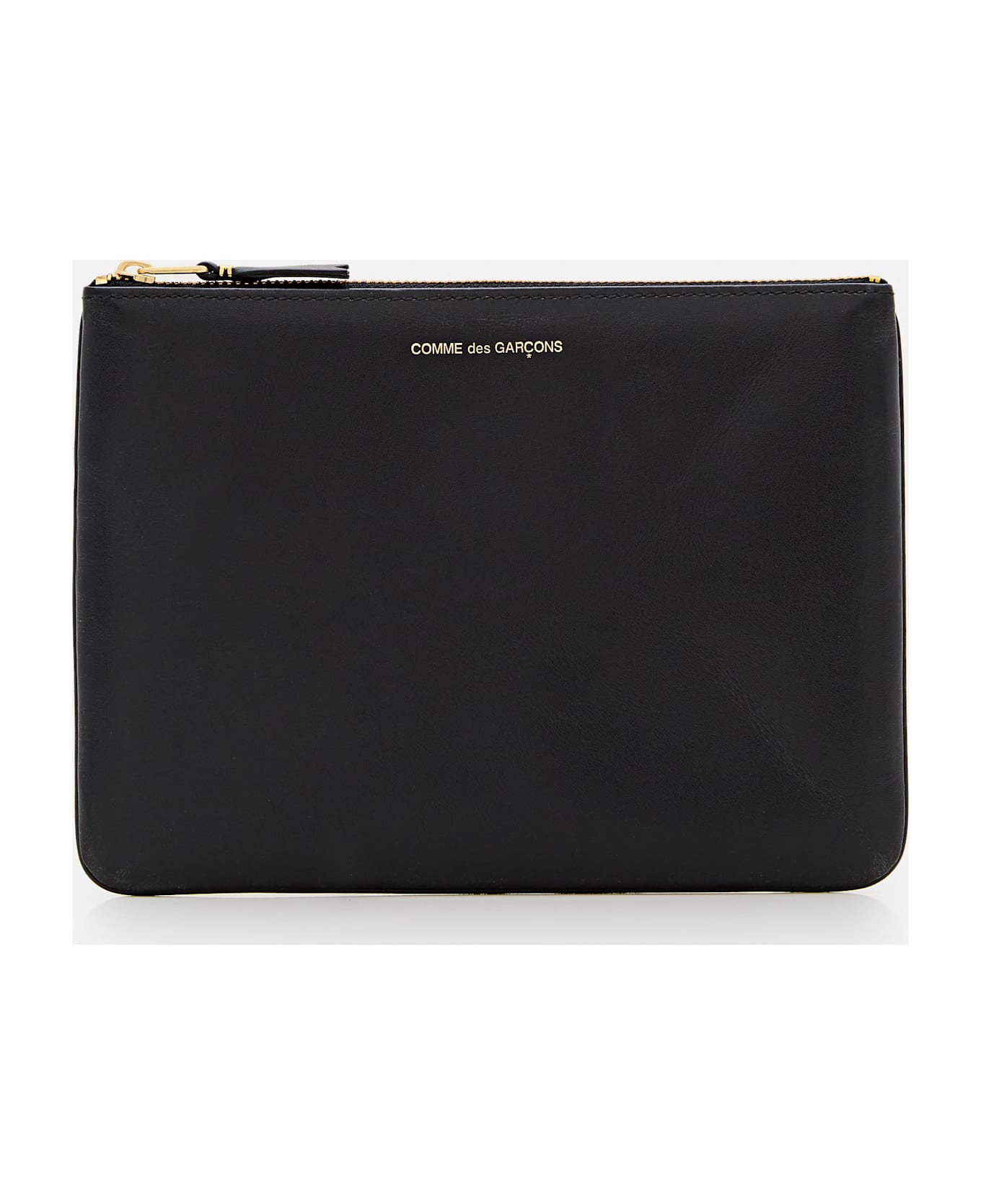 Comme des Garçons Play Classic Leather Line Pouch - Black
