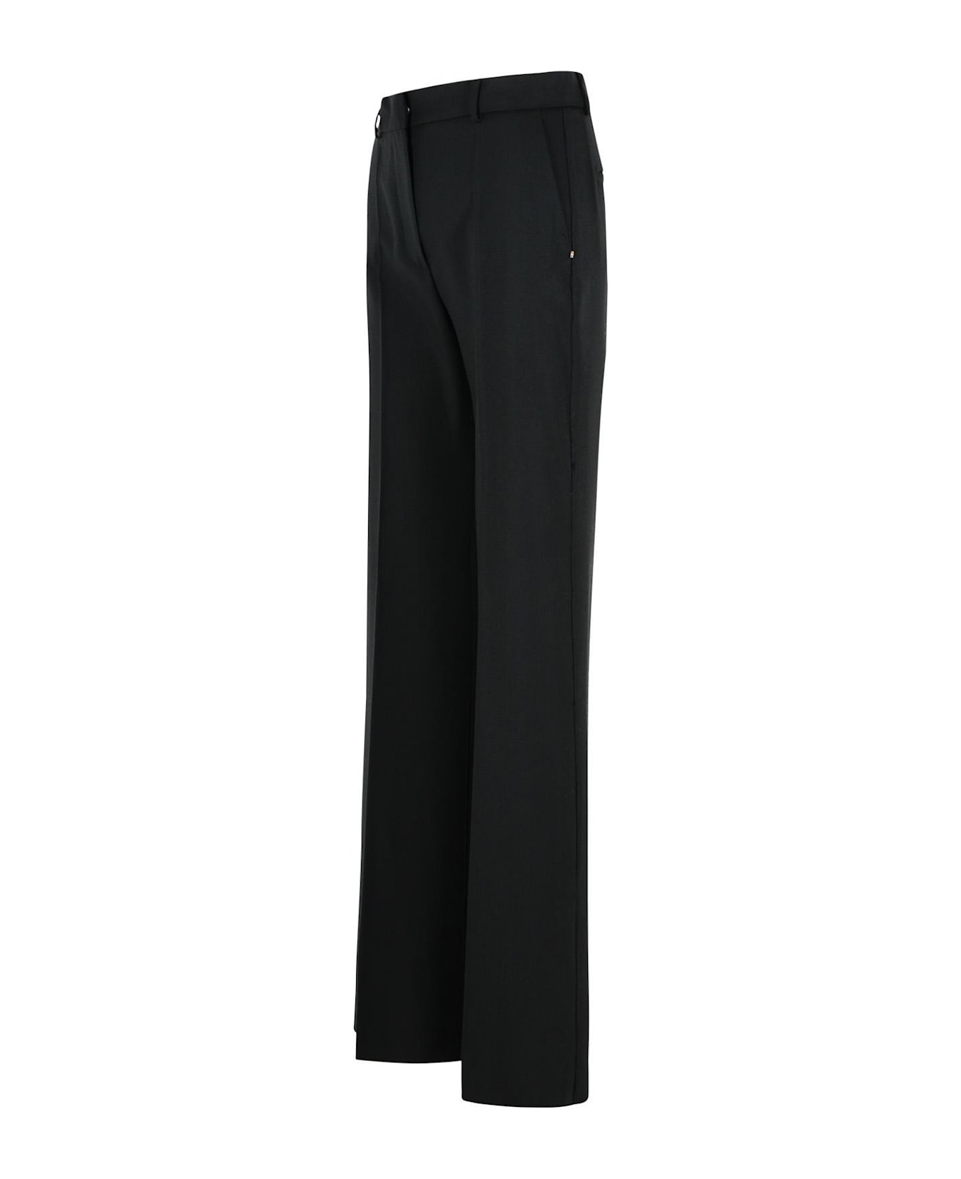 SportMax Oxalis Straight Leg Trousers - Black
