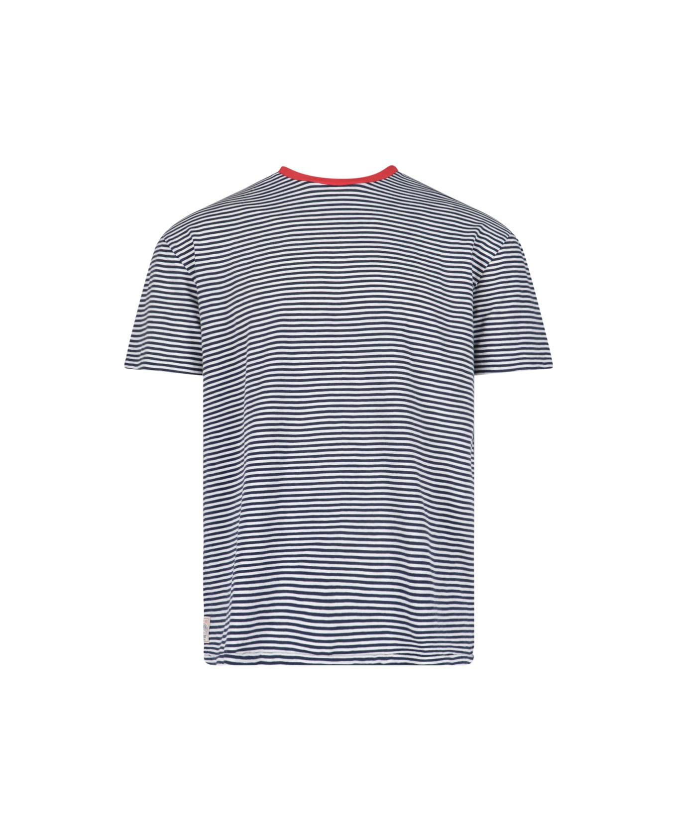 Ralph Lauren Stripe T-shirt - NEWPORT NAVY/NEVIS