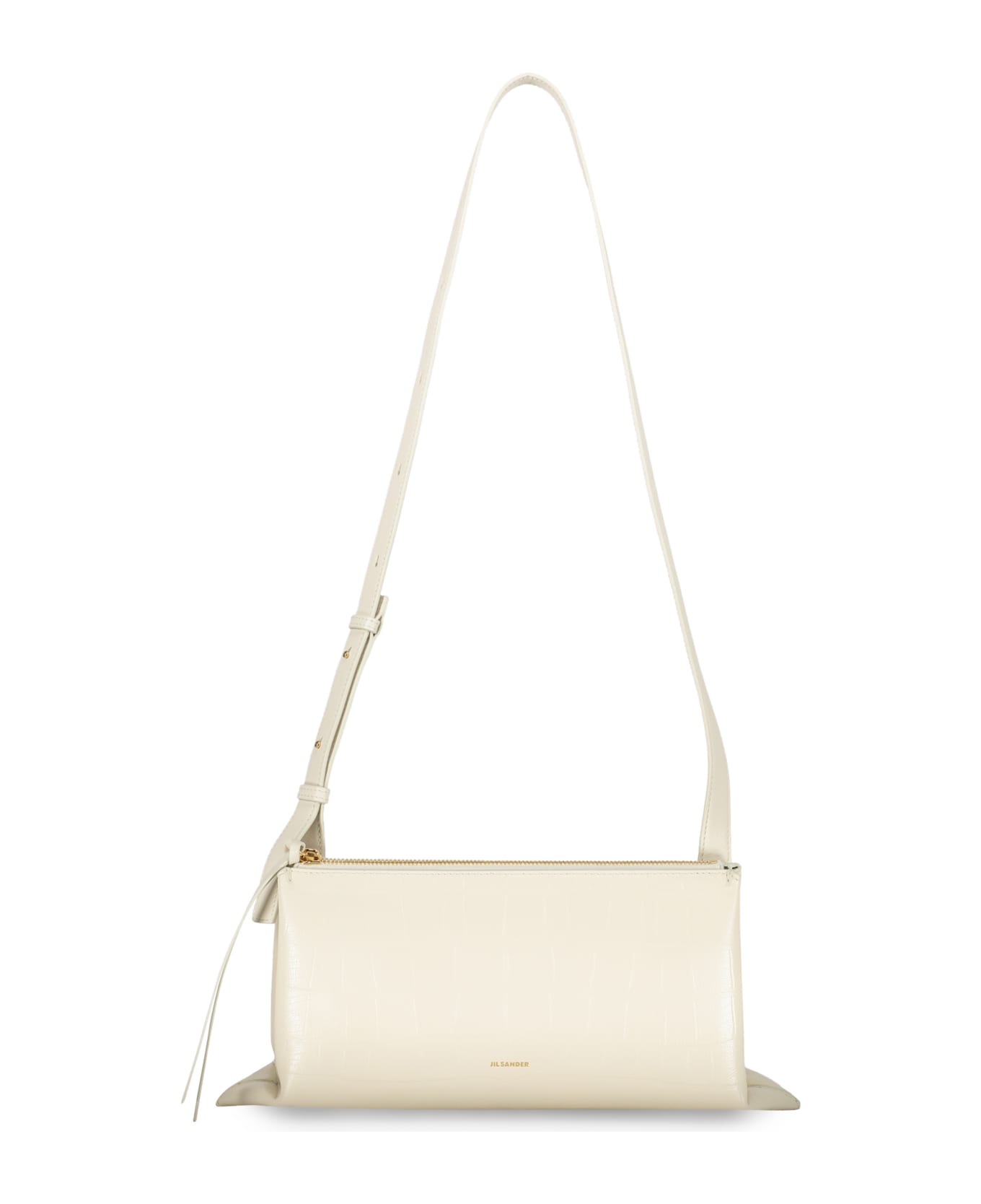 ショルダーバッグ・ポシェット JIL SANDER Ivory Leather Small Empire Shoulder Bag 3bda5a3566e6e54e7a46e64bfc709a
