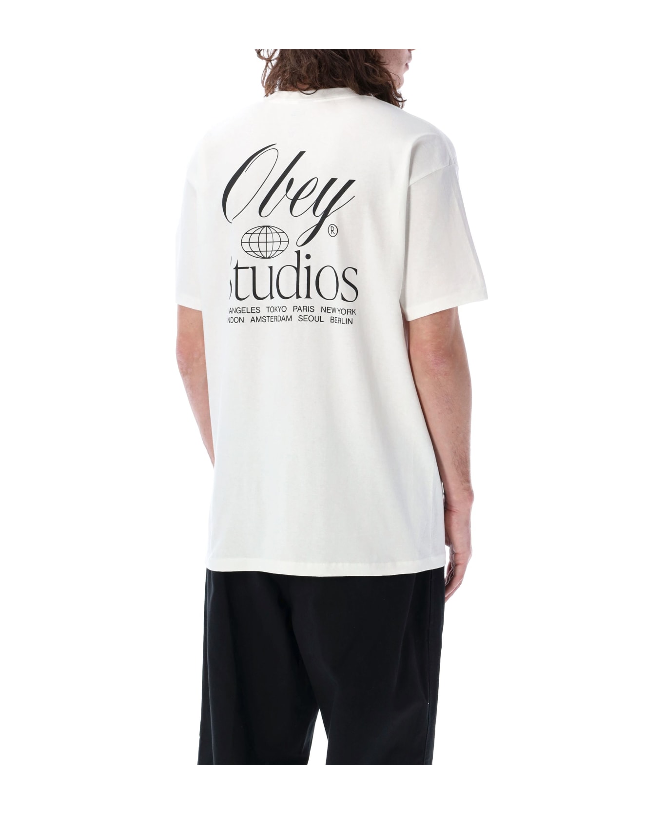 Obey Studios Worldwide T-shirt - WHITE