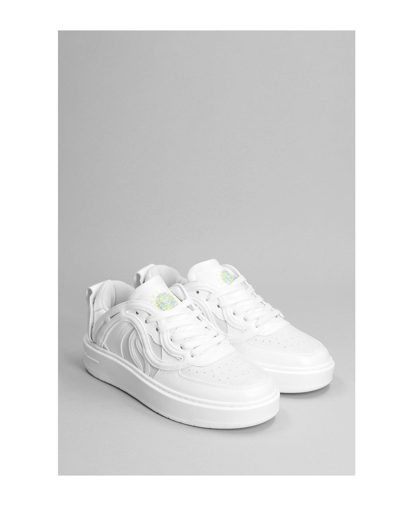 Stella McCartney Sneakers In White Polyester - white