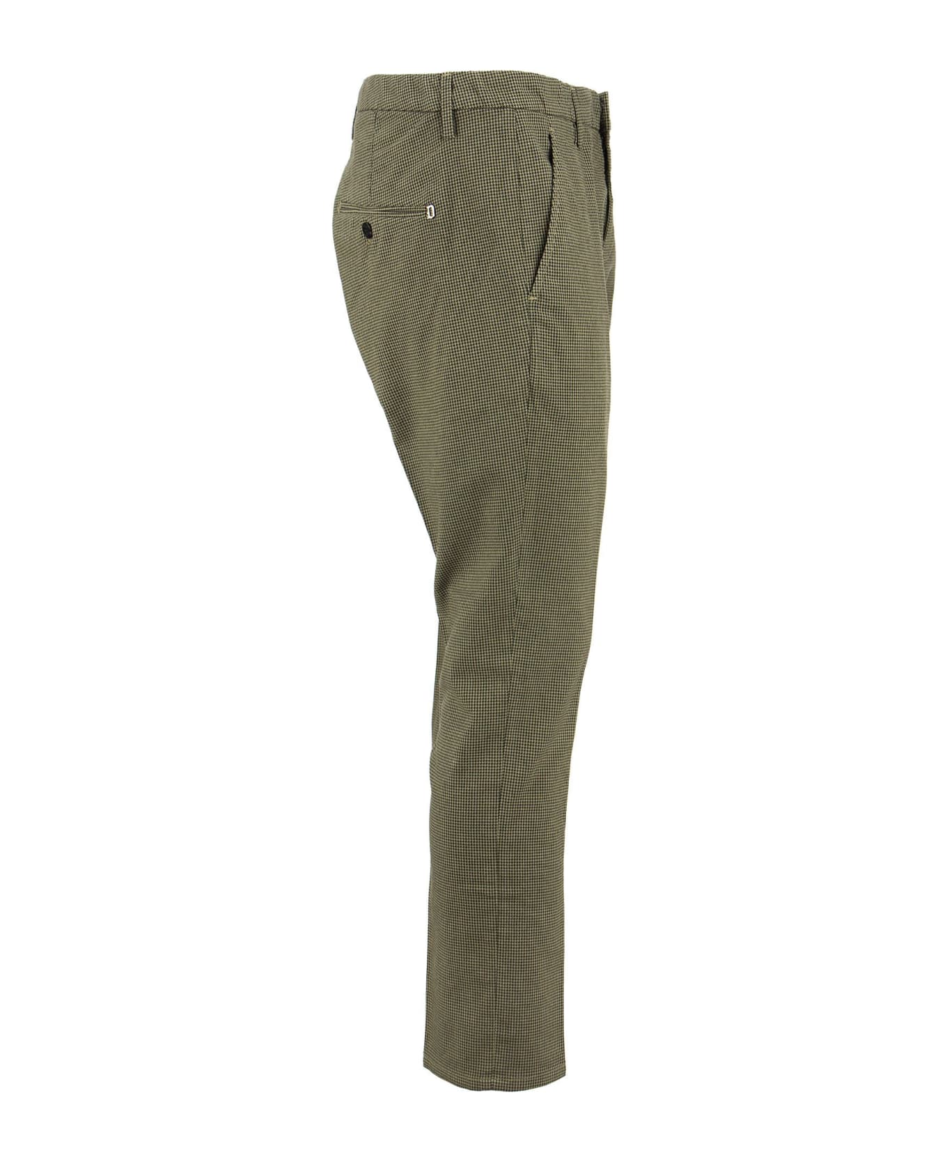 Dondup Alfredo - Cotton Slim-fit Trousers - Sand
