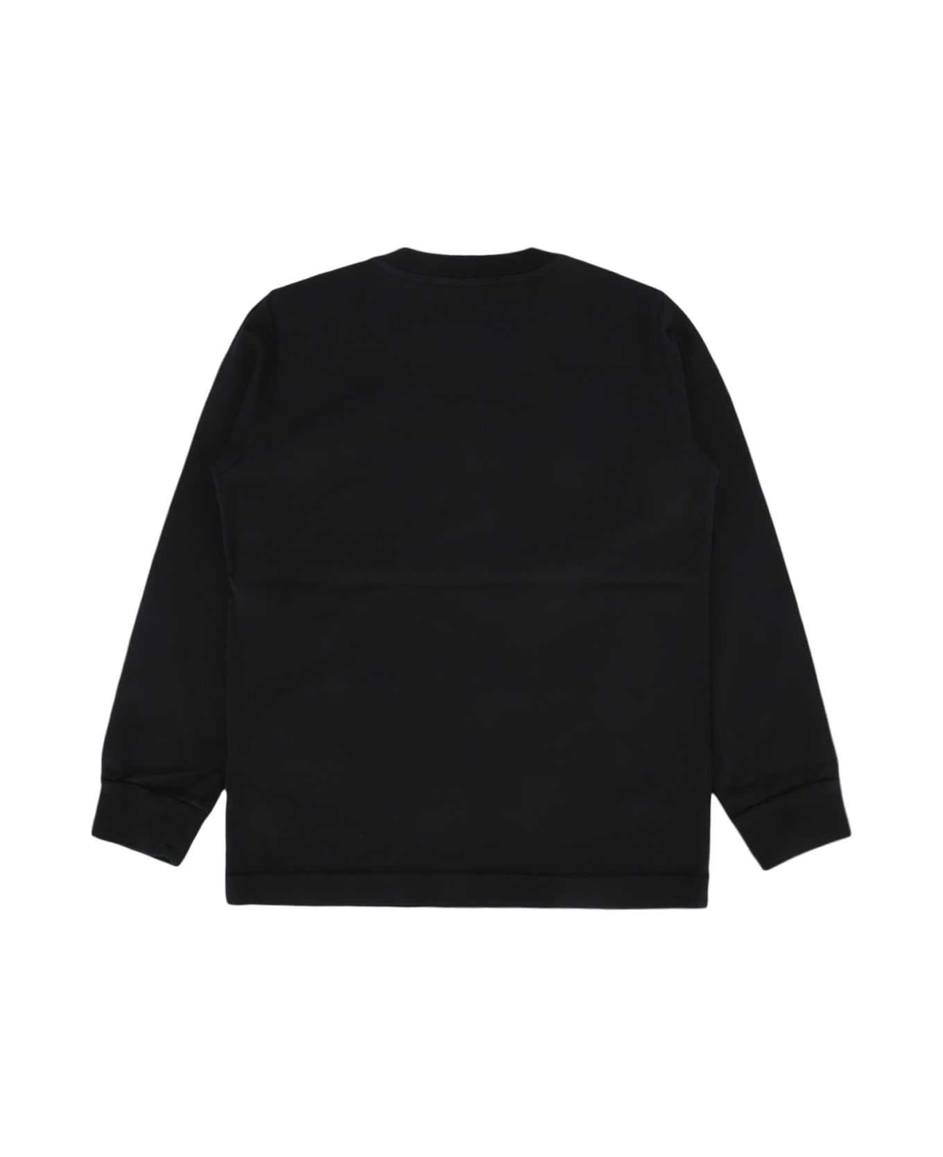 Stone Island Junior Ls T-shirt - BLACK
