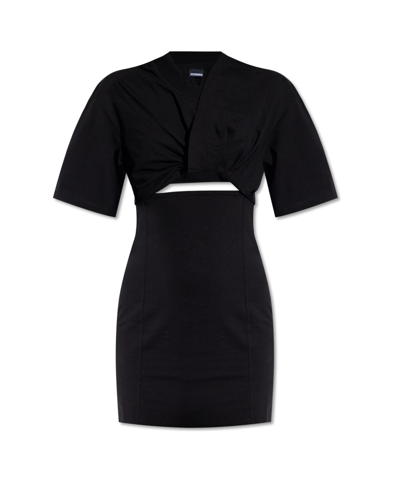 Jacquemus Bahia T-shirt Dress - Black ワンピース＆ドレス