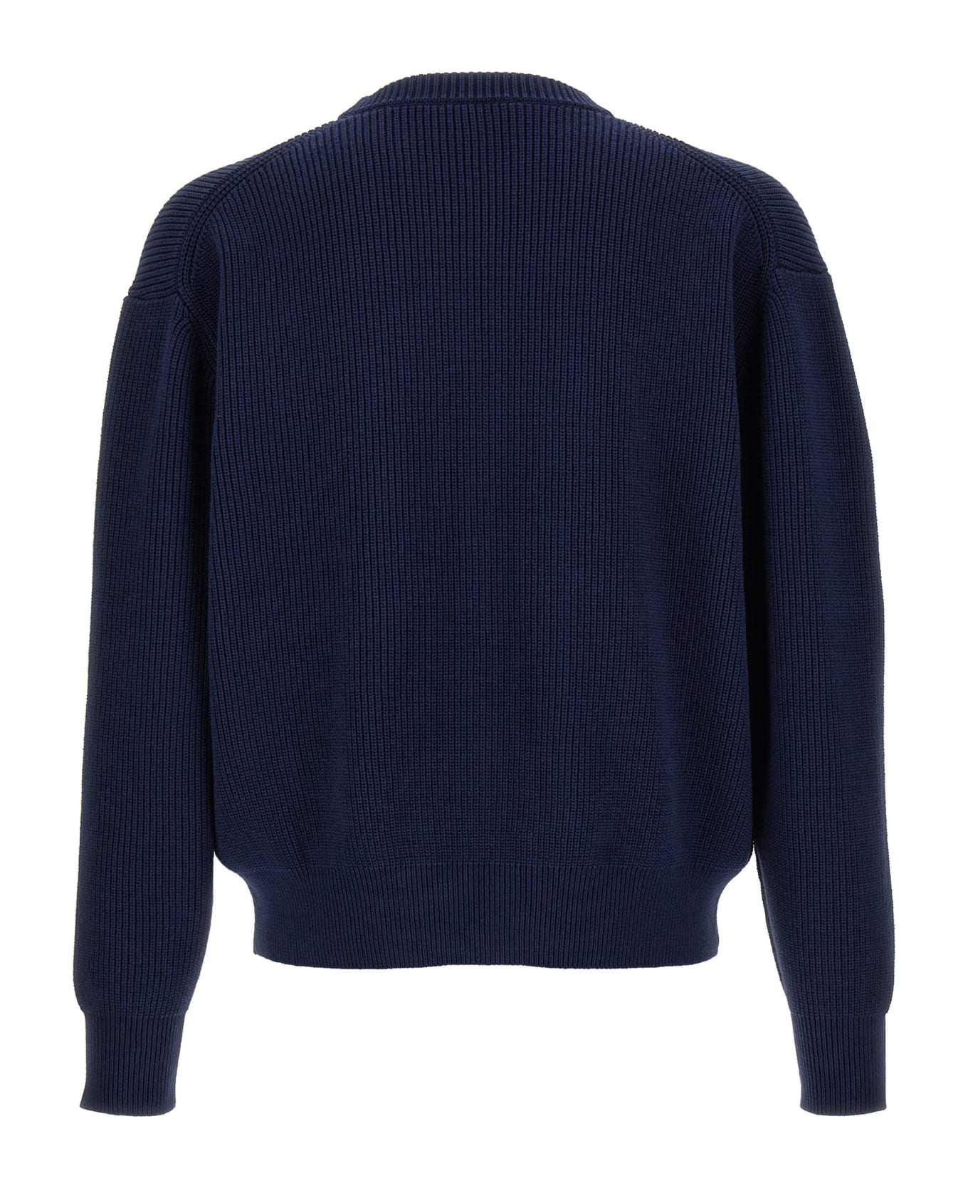 Maison Kitsuné 'bold Fox Head' Sweater - Blue