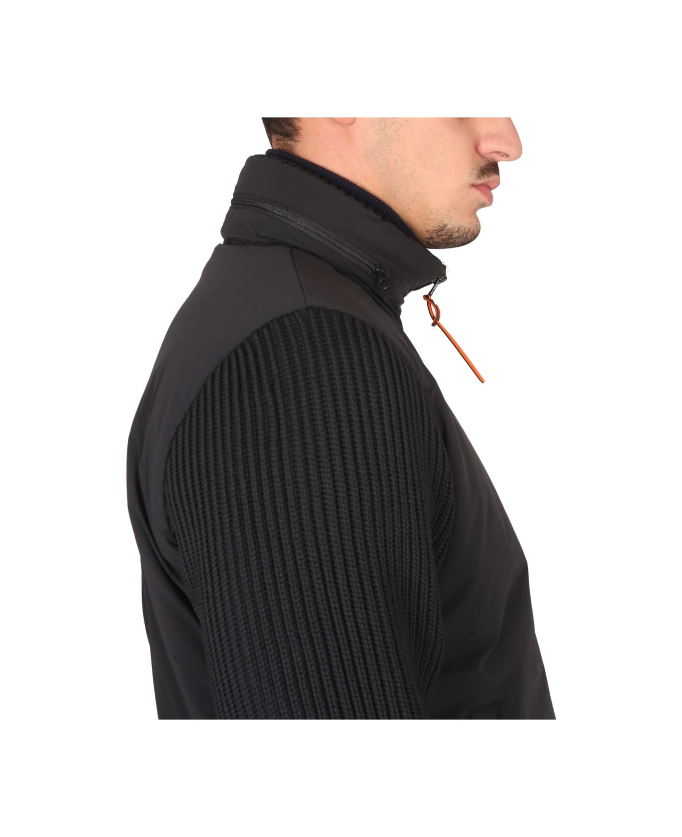 Aspesi Technical Fabric Jacket - BLACK