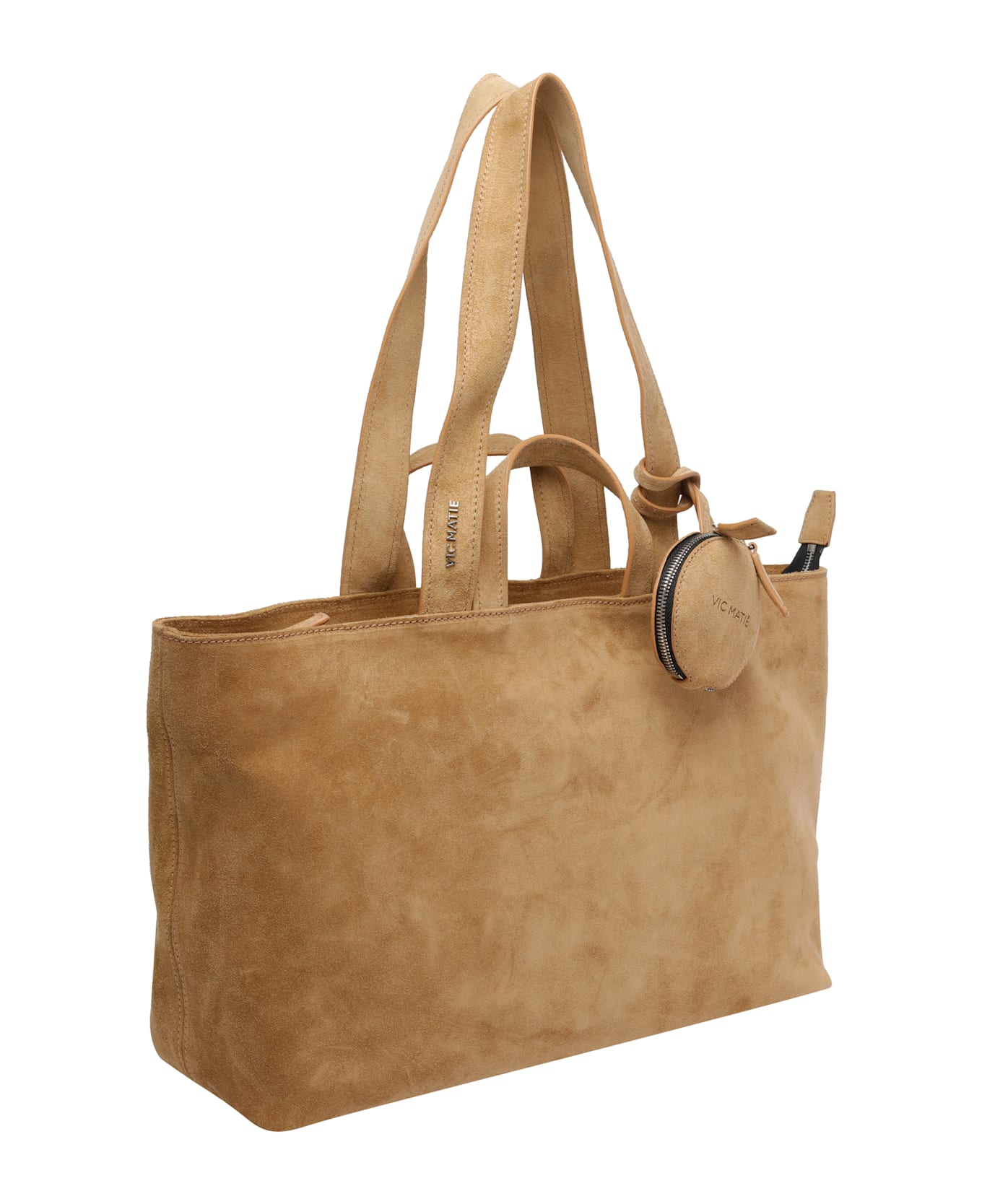 Vic Matié Heavy Shopping Bag - Beige