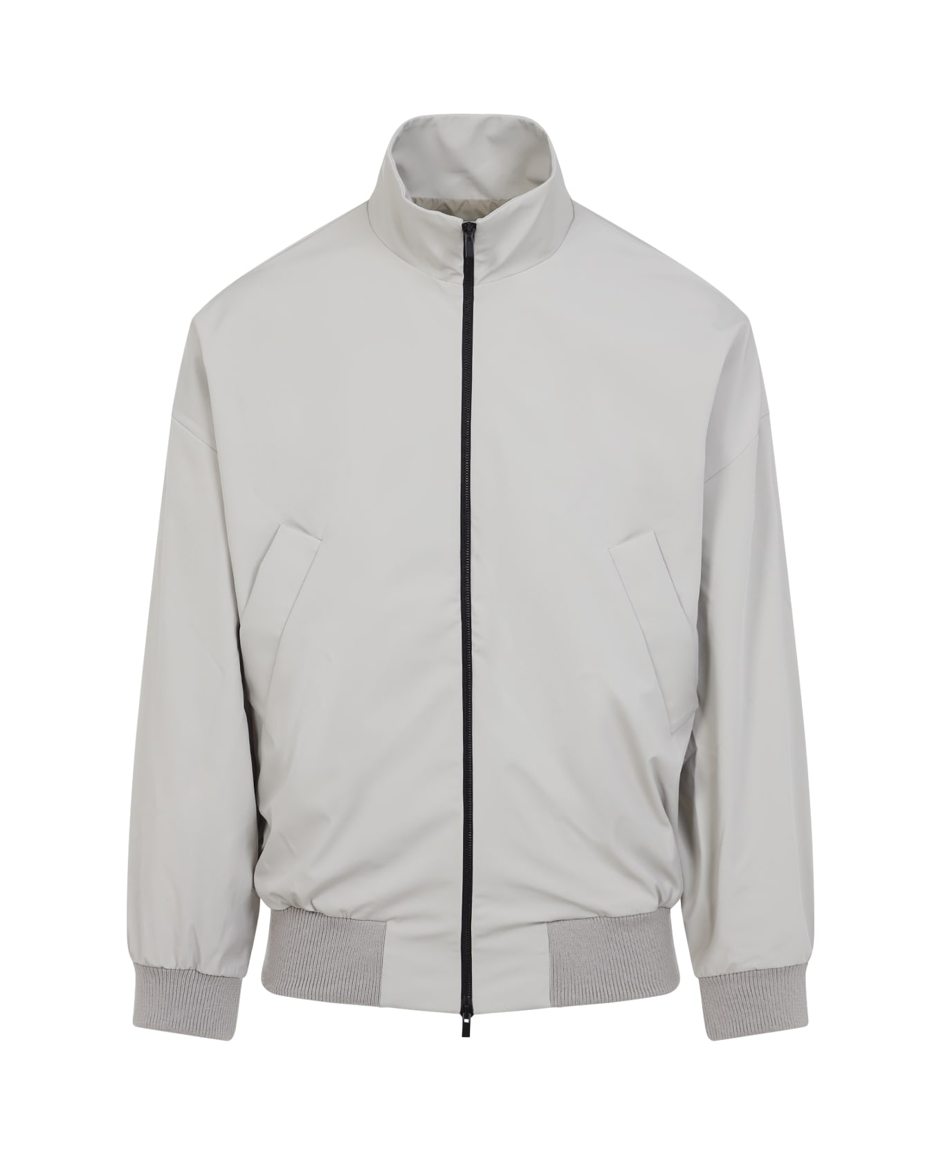 Fear of God High Neck Track Jacket - Cement