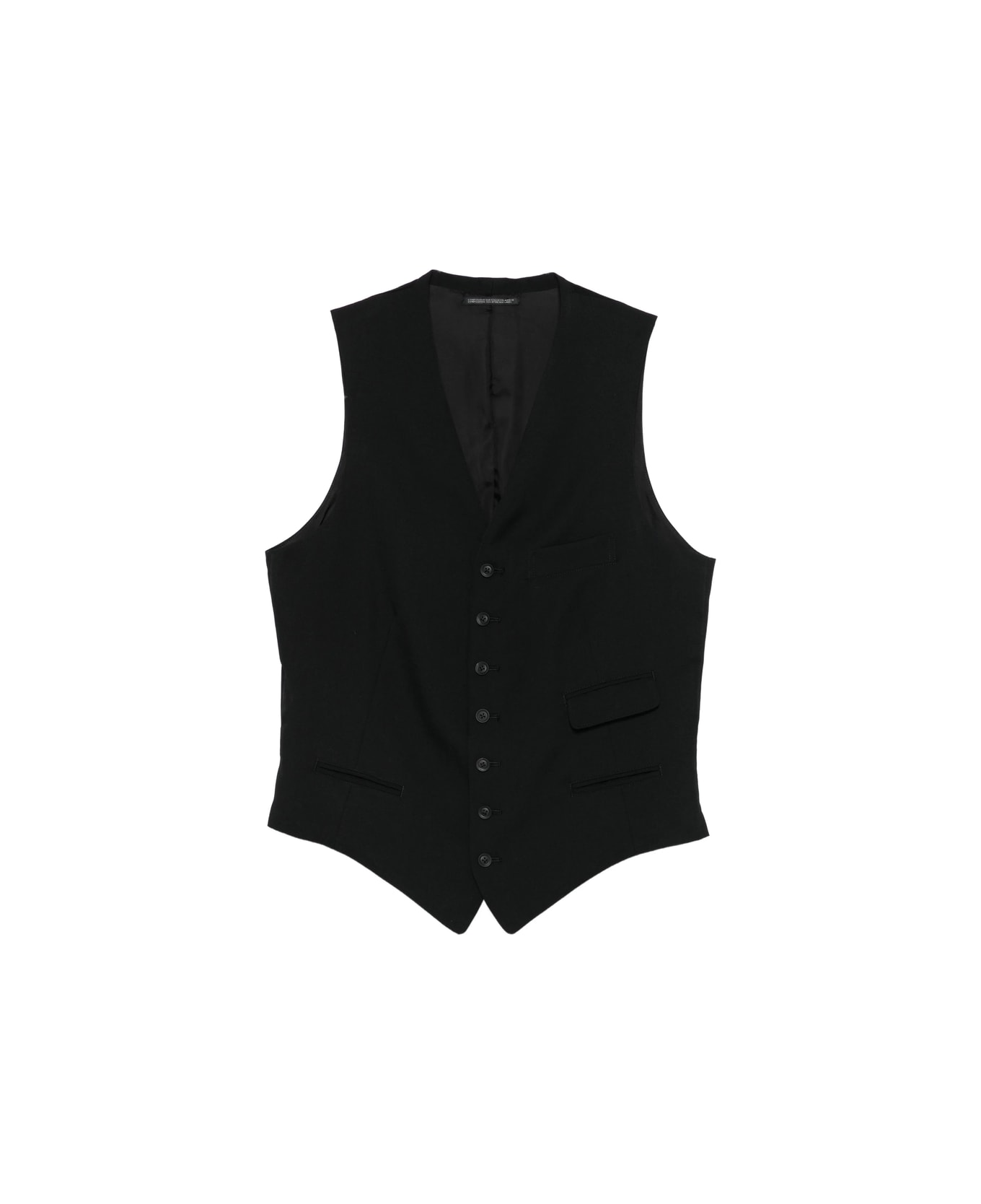 Yohji Yamamoto Waistcoat - BLACK