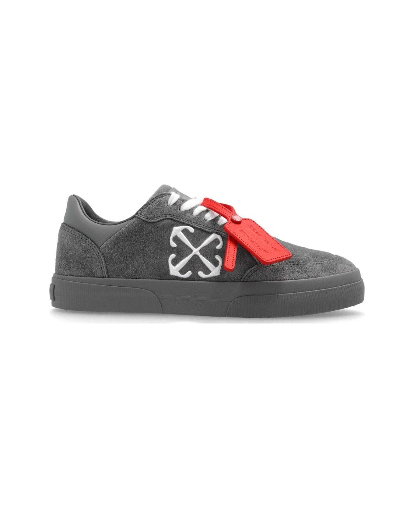 Off-White New Low Vulcanized Lace-up Sneakers - DARK GREY