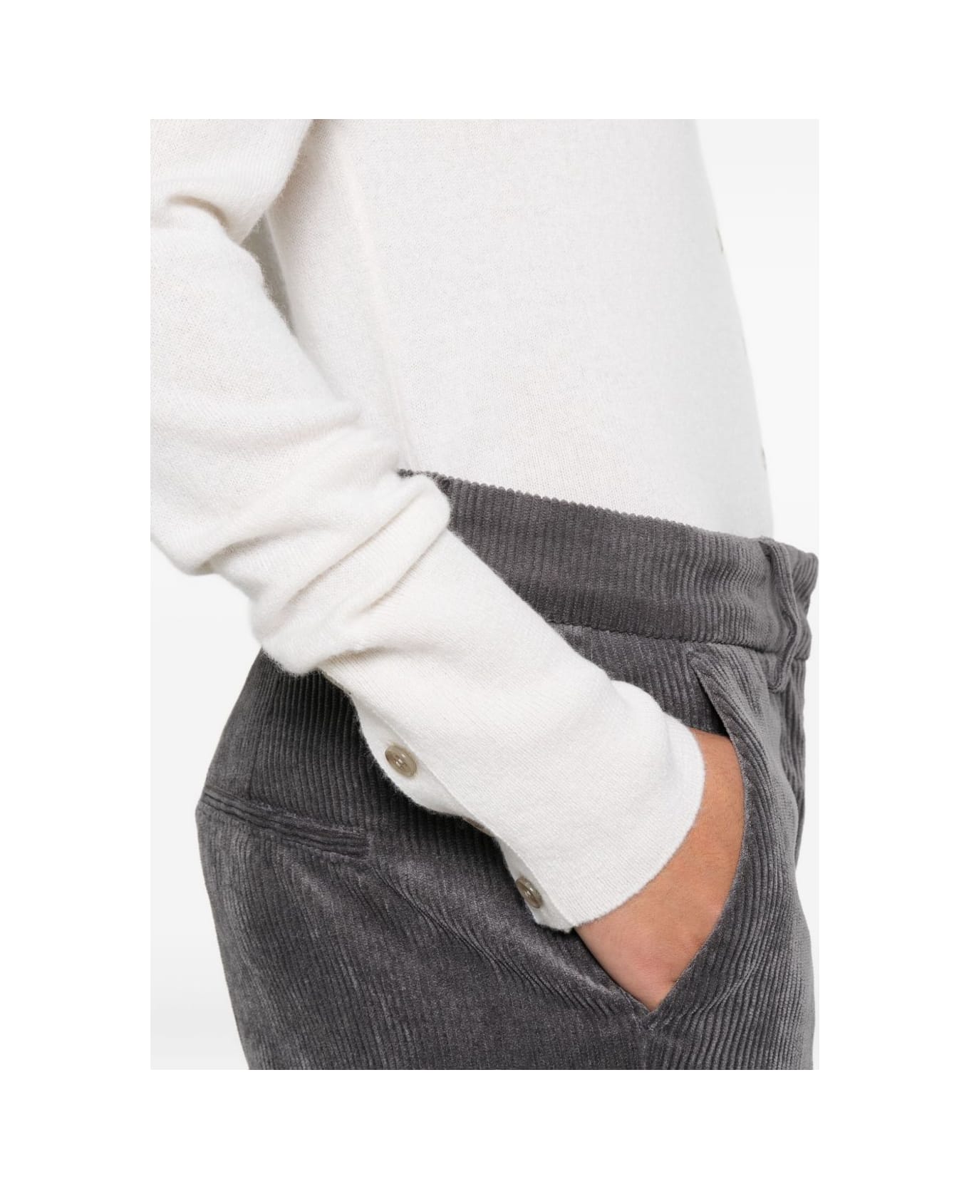 Lisa Yang White Cardigan - White