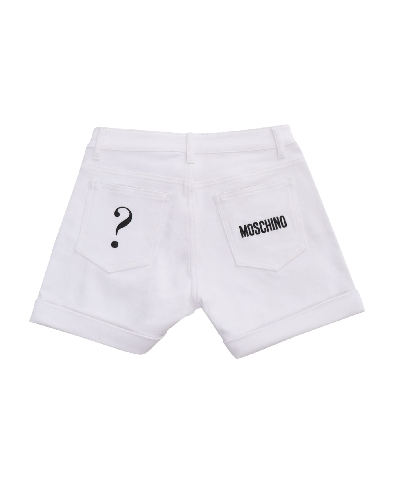 Moschino White Shorts - WHITE