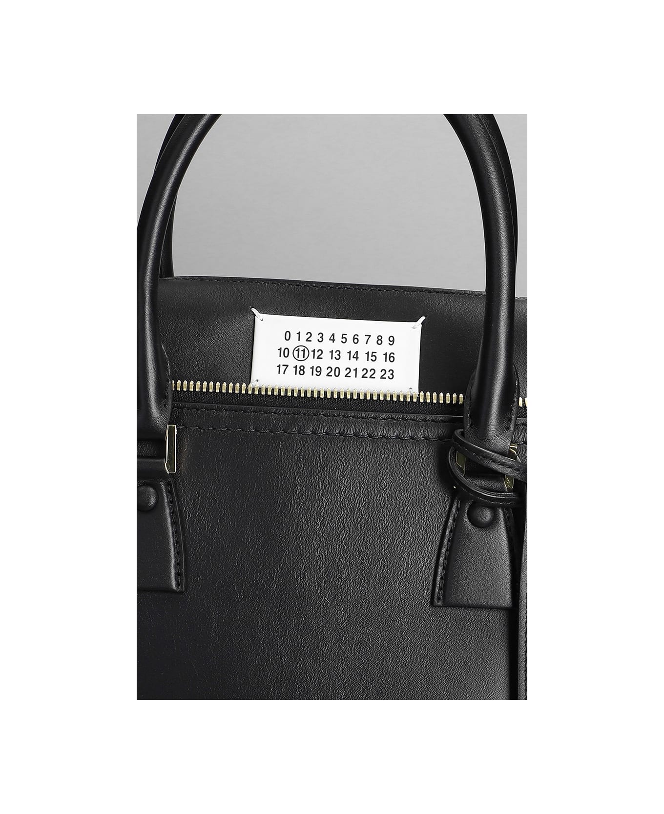 Maison Margiela Hand Bag In Black Leather - black