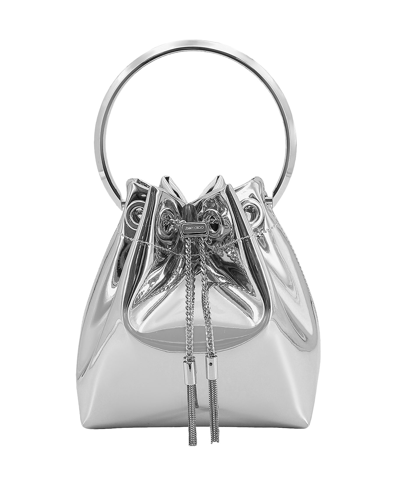 Jimmy Choo Bon Bon Bucket Bag - Grey