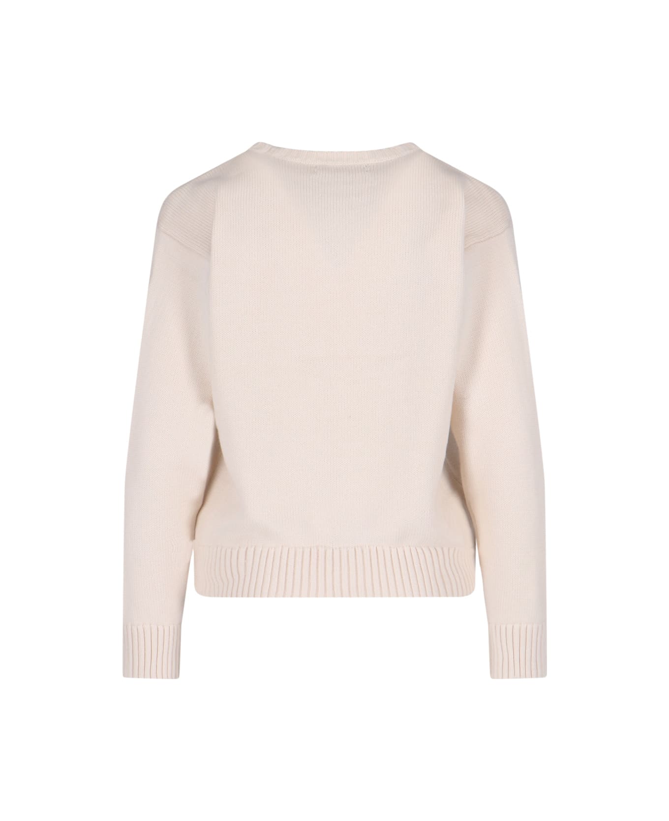 Ralph Lauren 
golden Retriever
 Inlaid Sweater - Cream
