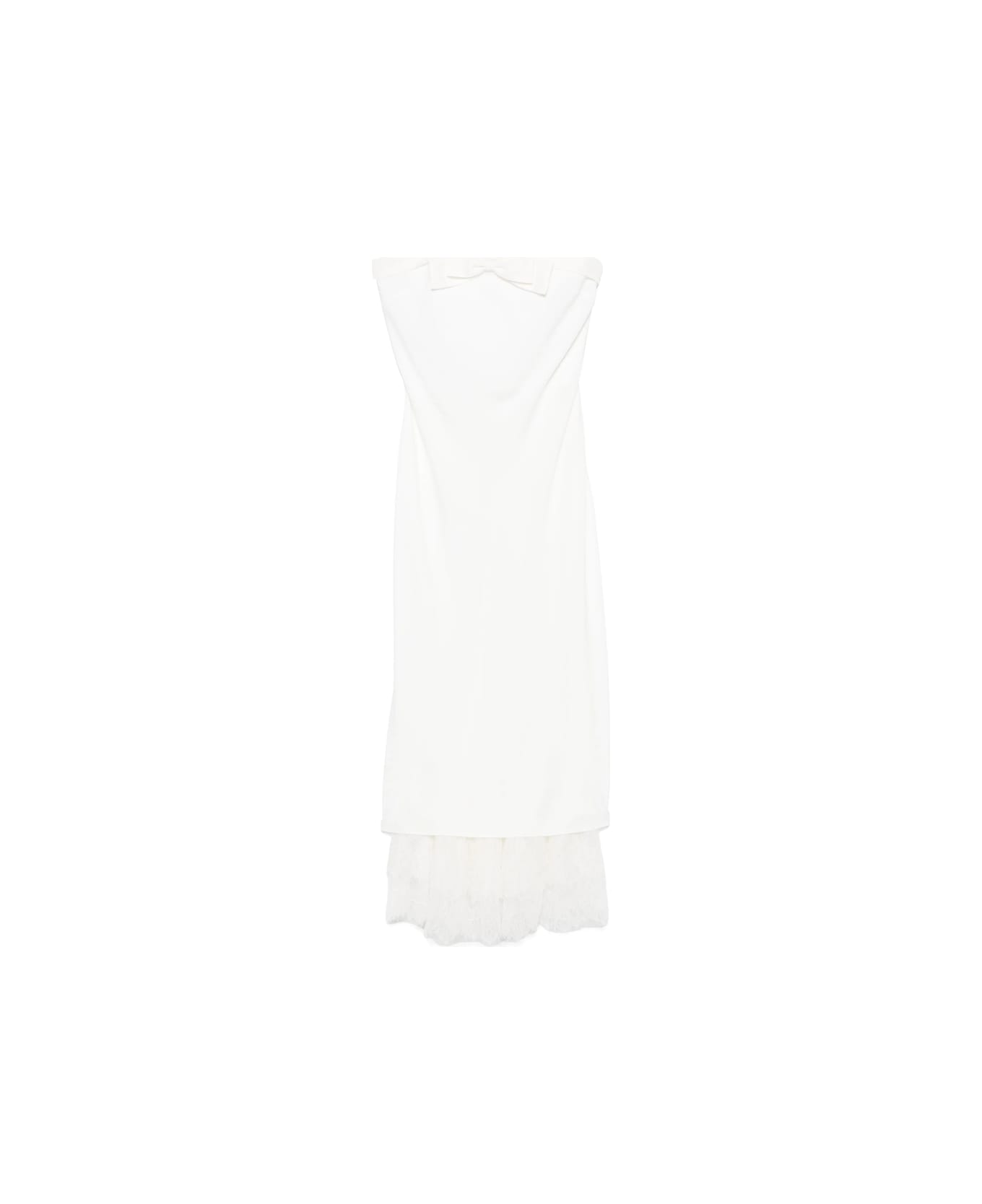 Alessandra Rich Dress - WHITE