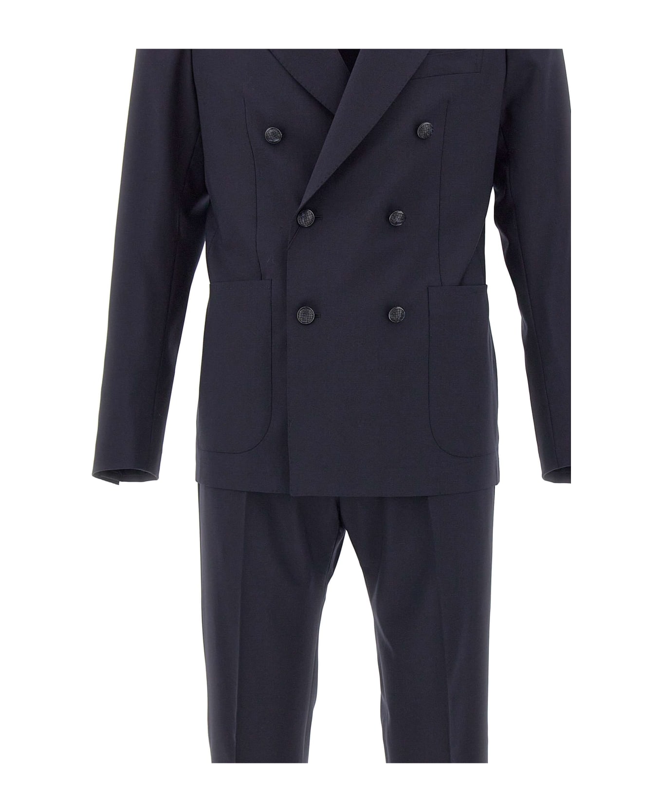 Tagliatore Wool Two-piece Suit - BLUE