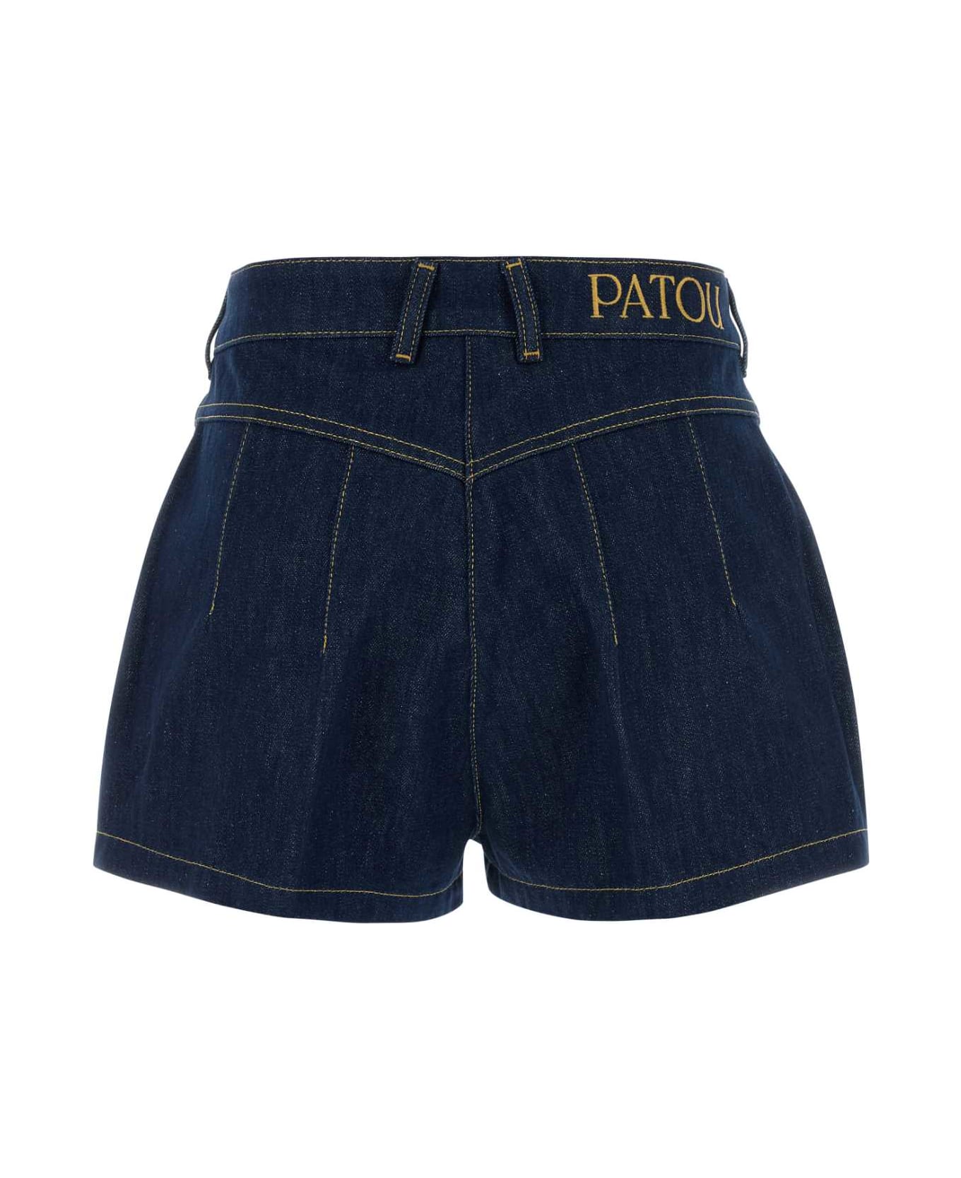 Patou Denim Shorts - RODEOBLUE