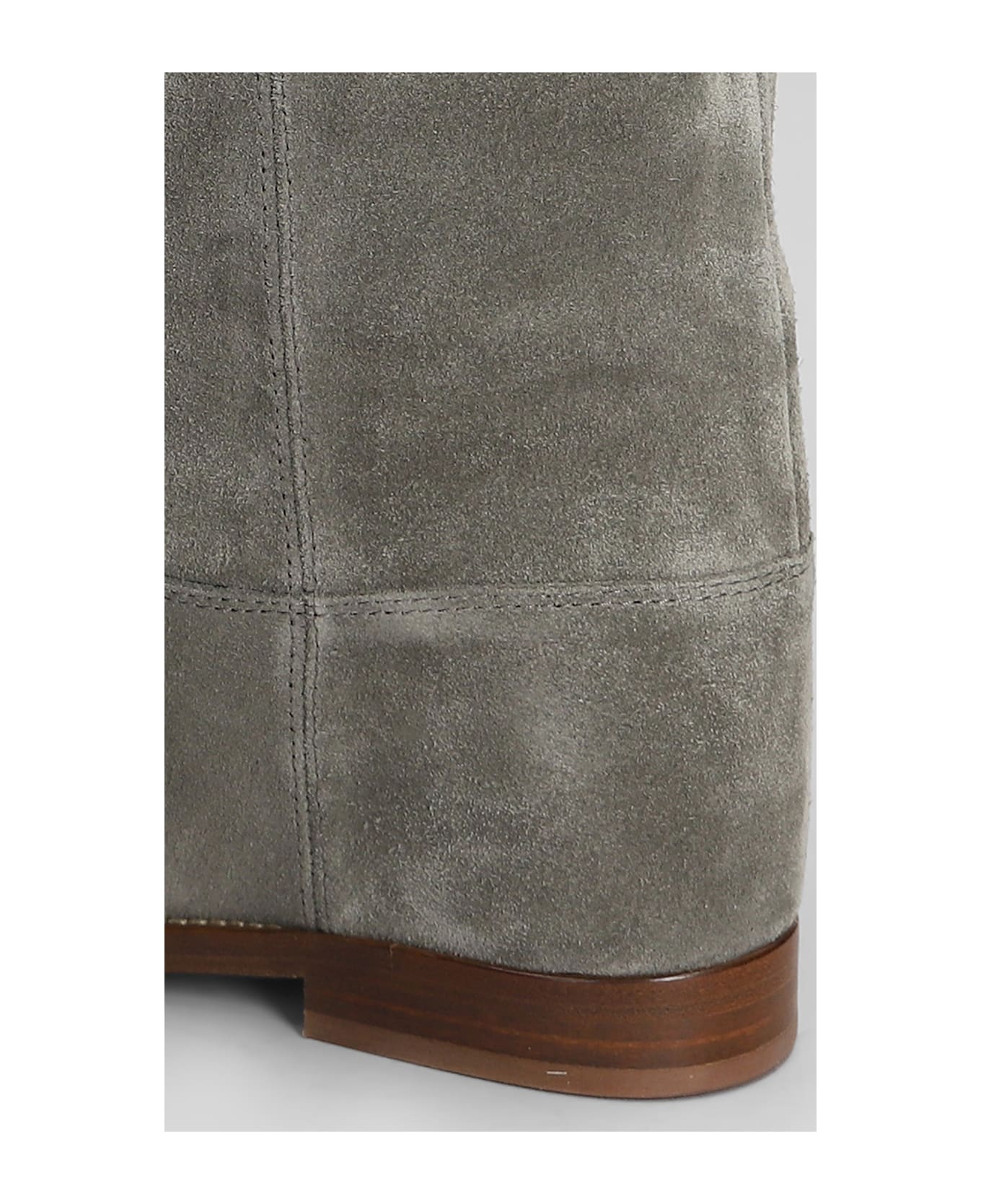 Via Roma 15 In Grey Suede - grey