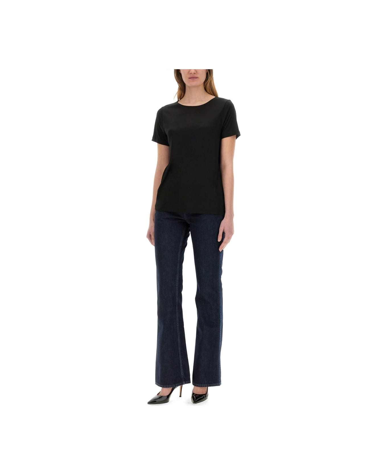 Fay Regular Fit T-shirt - Black