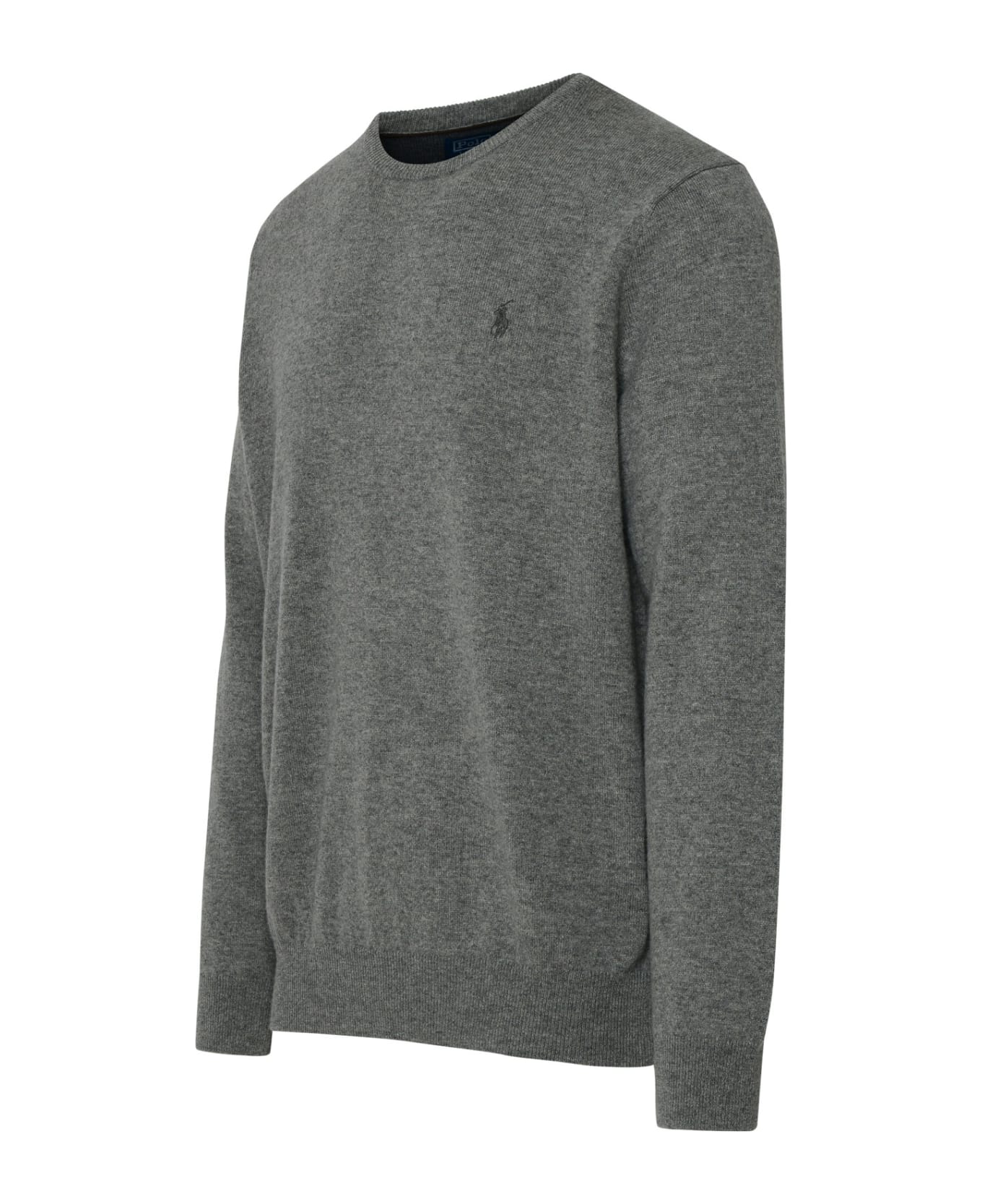 Ralph Lauren Grey Wool Sweater - Grey ニットウェア