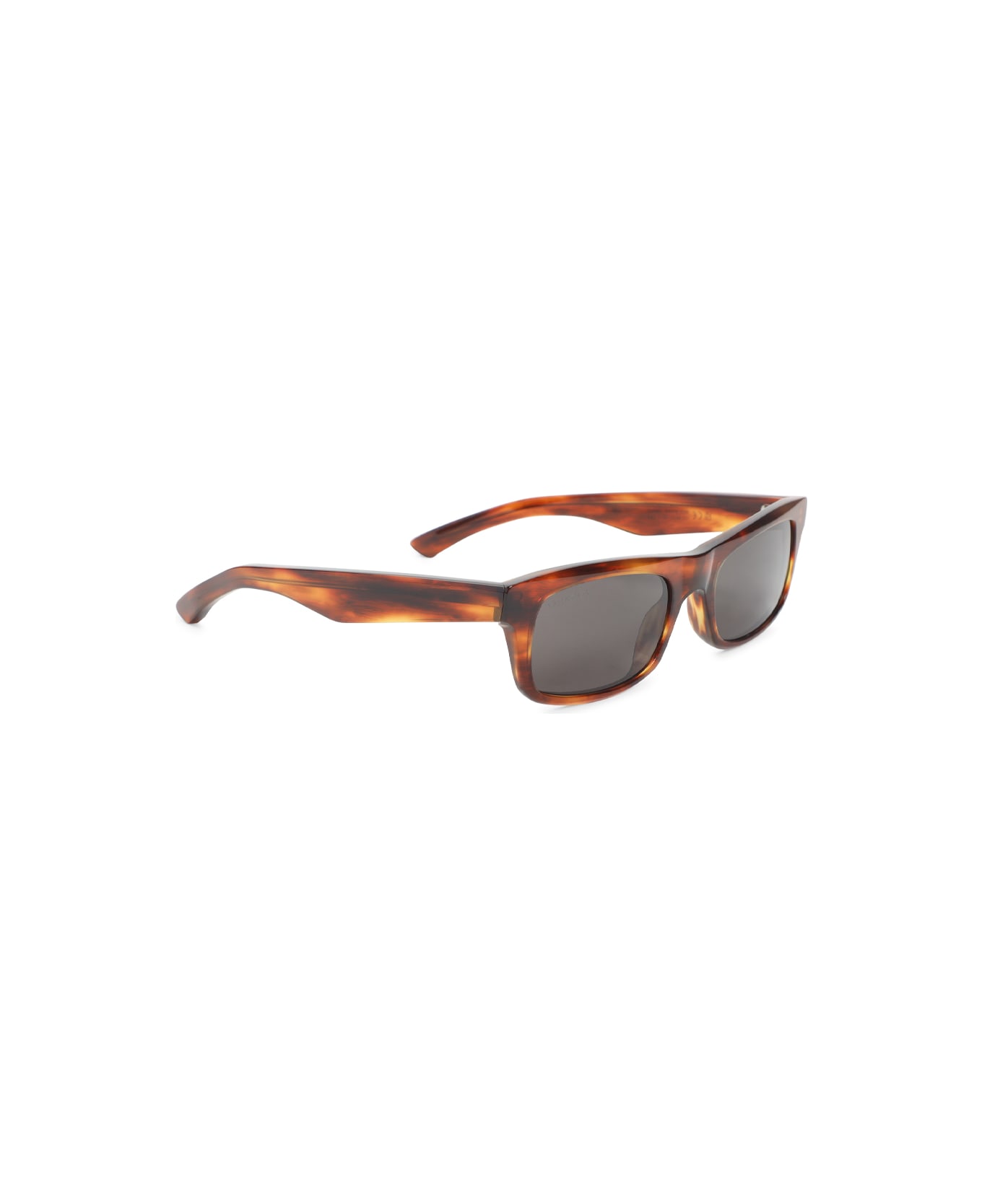 Balenciaga Soho Rectangle Sunglasses - Brown Havana