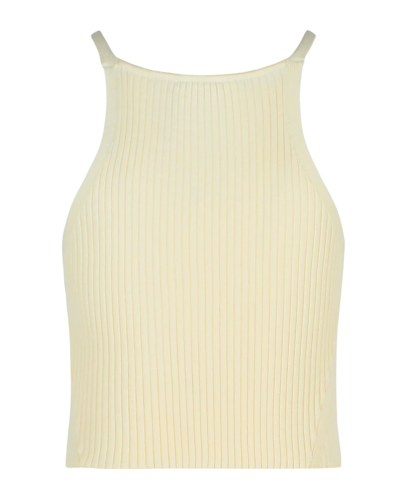 Courrèges Ivory Viscose Blend Top - White