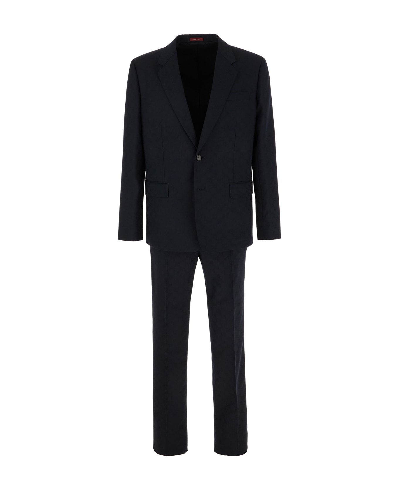 Gucci Gg Logo Suit - Blu