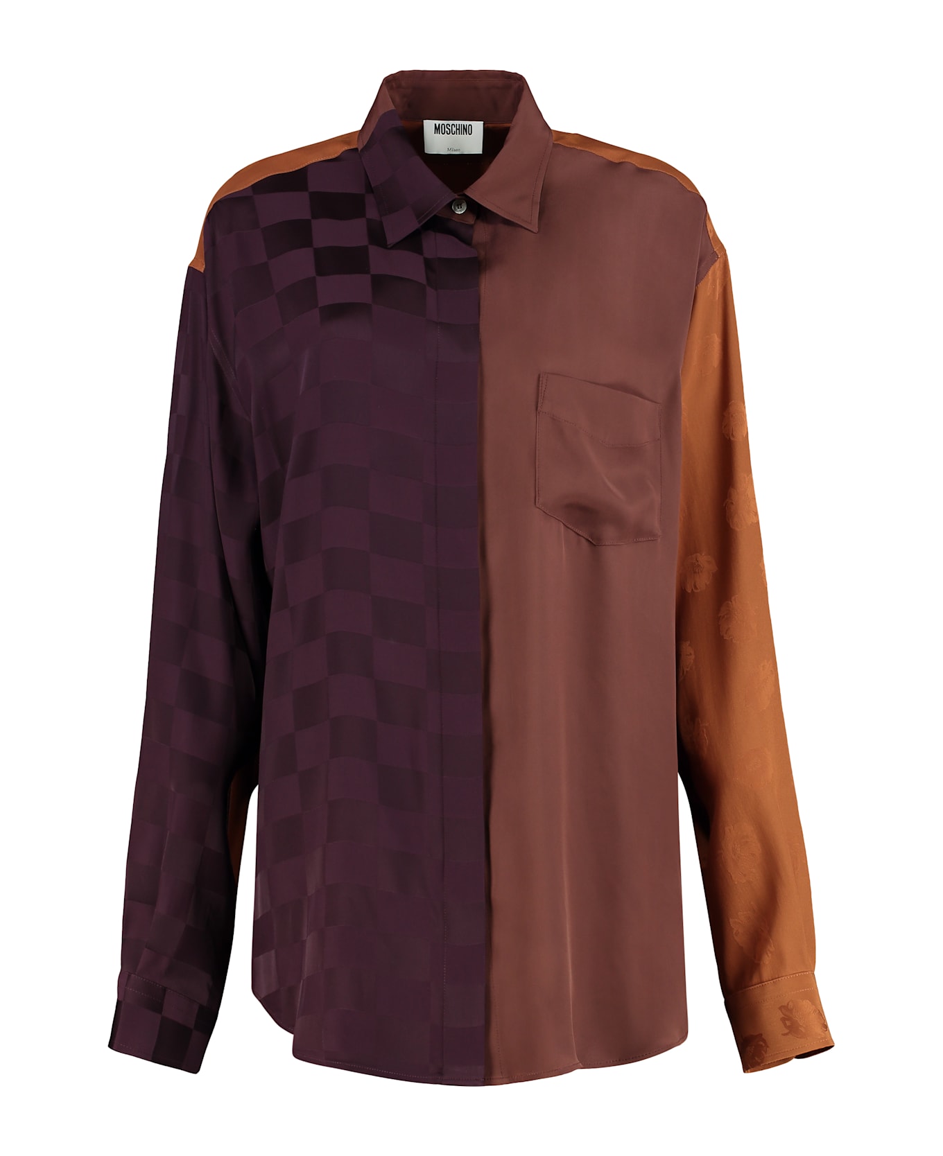 Moschino Silk Blend Shirt - Multicolor