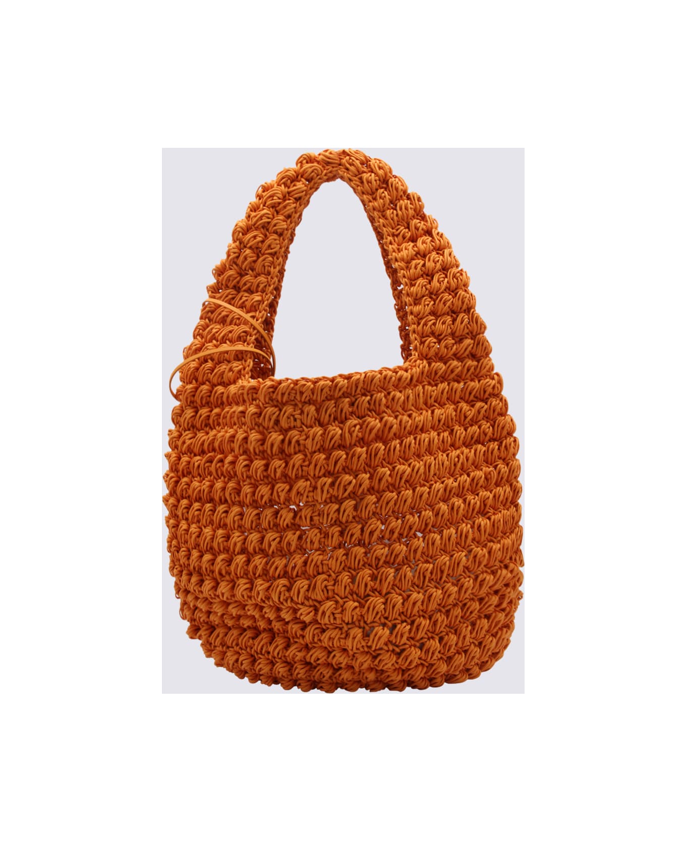 J.W. Anderson Orange Cotton Popcorn Basket Tote Bag - Orange