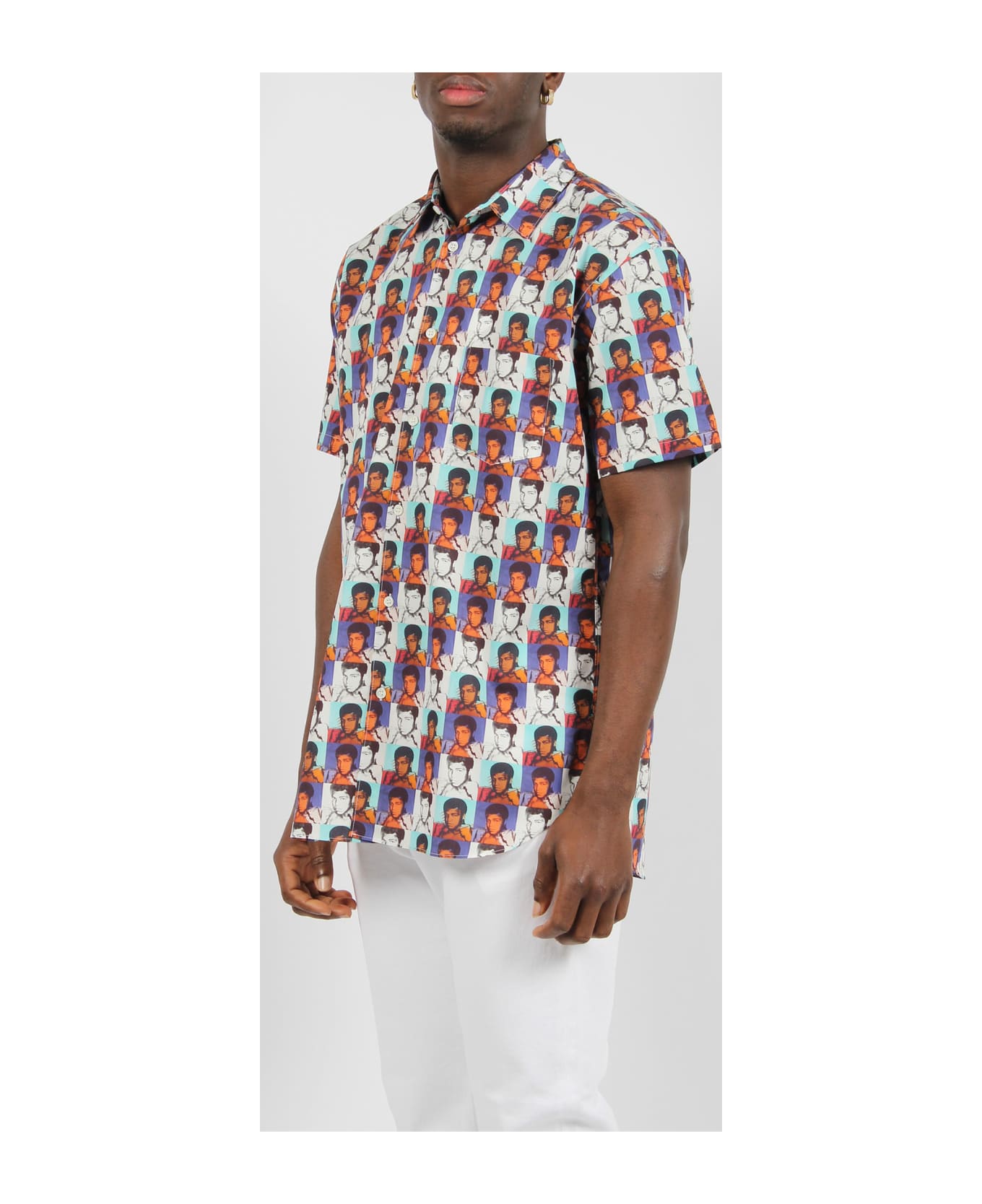 Comme des Garçons Shirt Muhammad Ali Printed Shirt - Multicolour