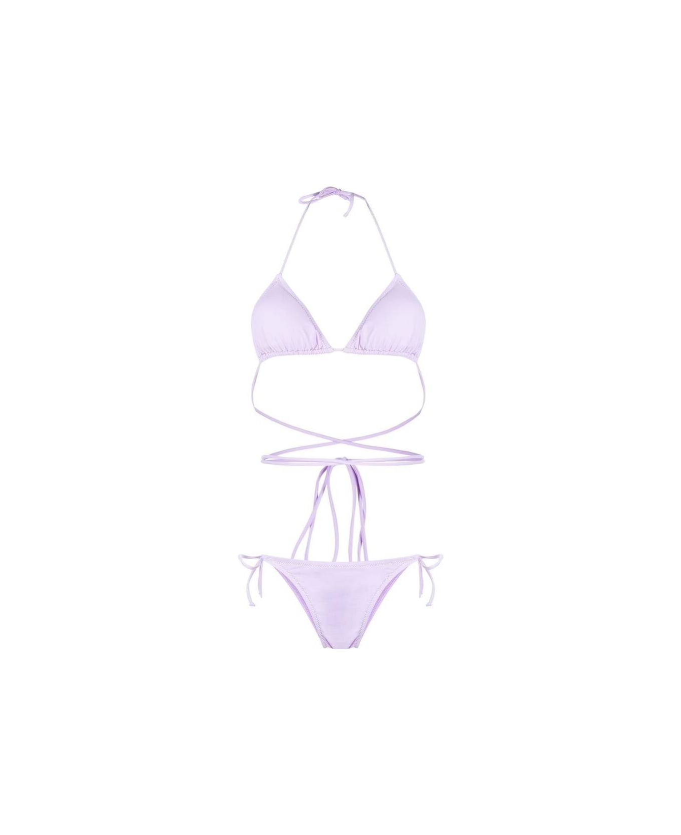 Reina Olga Triangle Bikini Set - Lilac