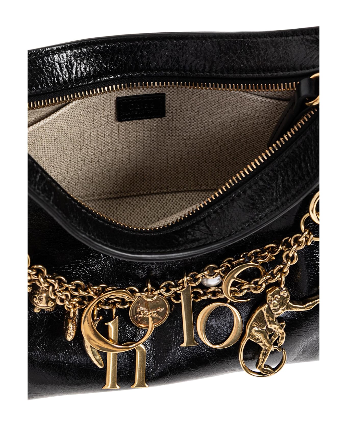 Chloé Shoulder Bag 
charms
 - Black