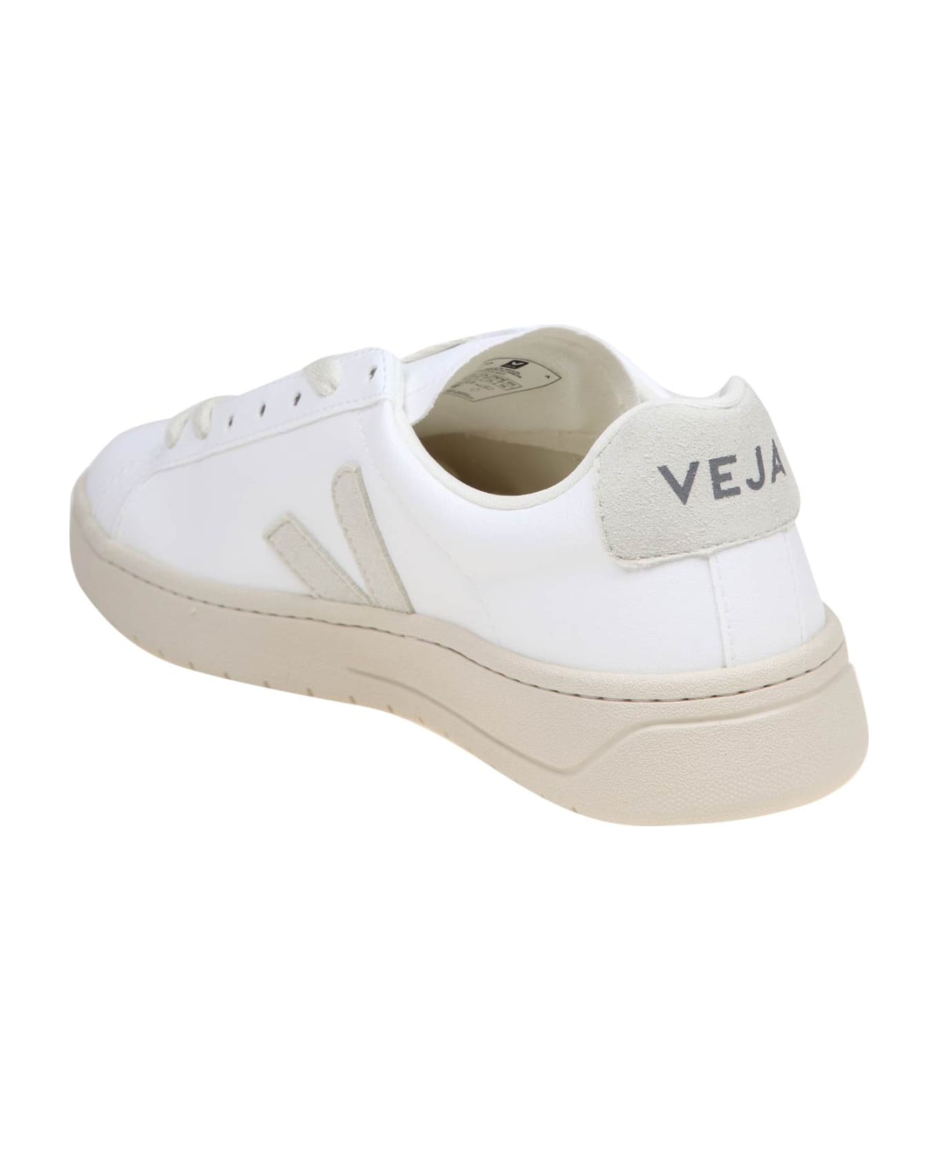 Veja Urca Sneakers In White Coated Cotton