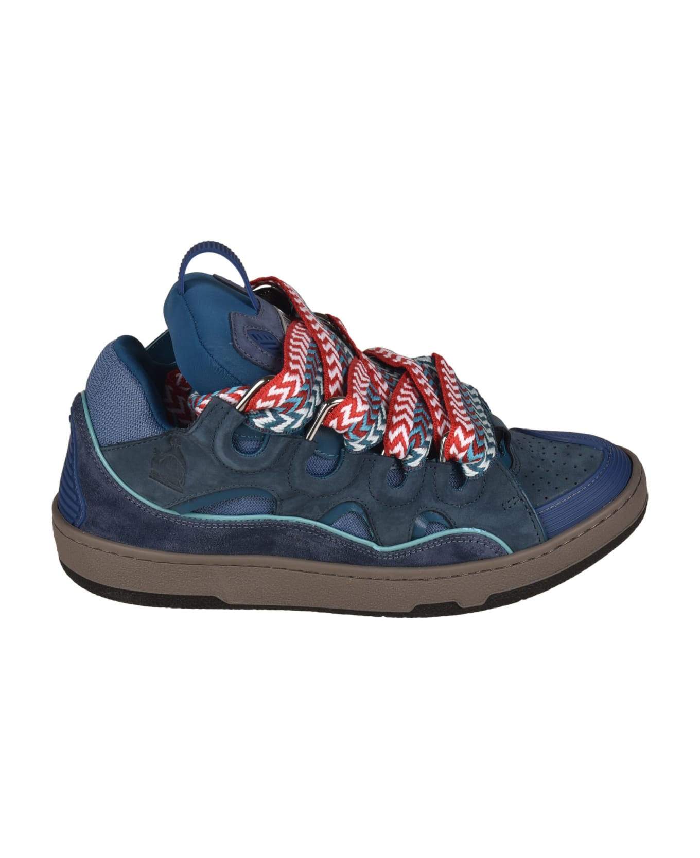 Lanvin Low Perforated Sneakers - Blue