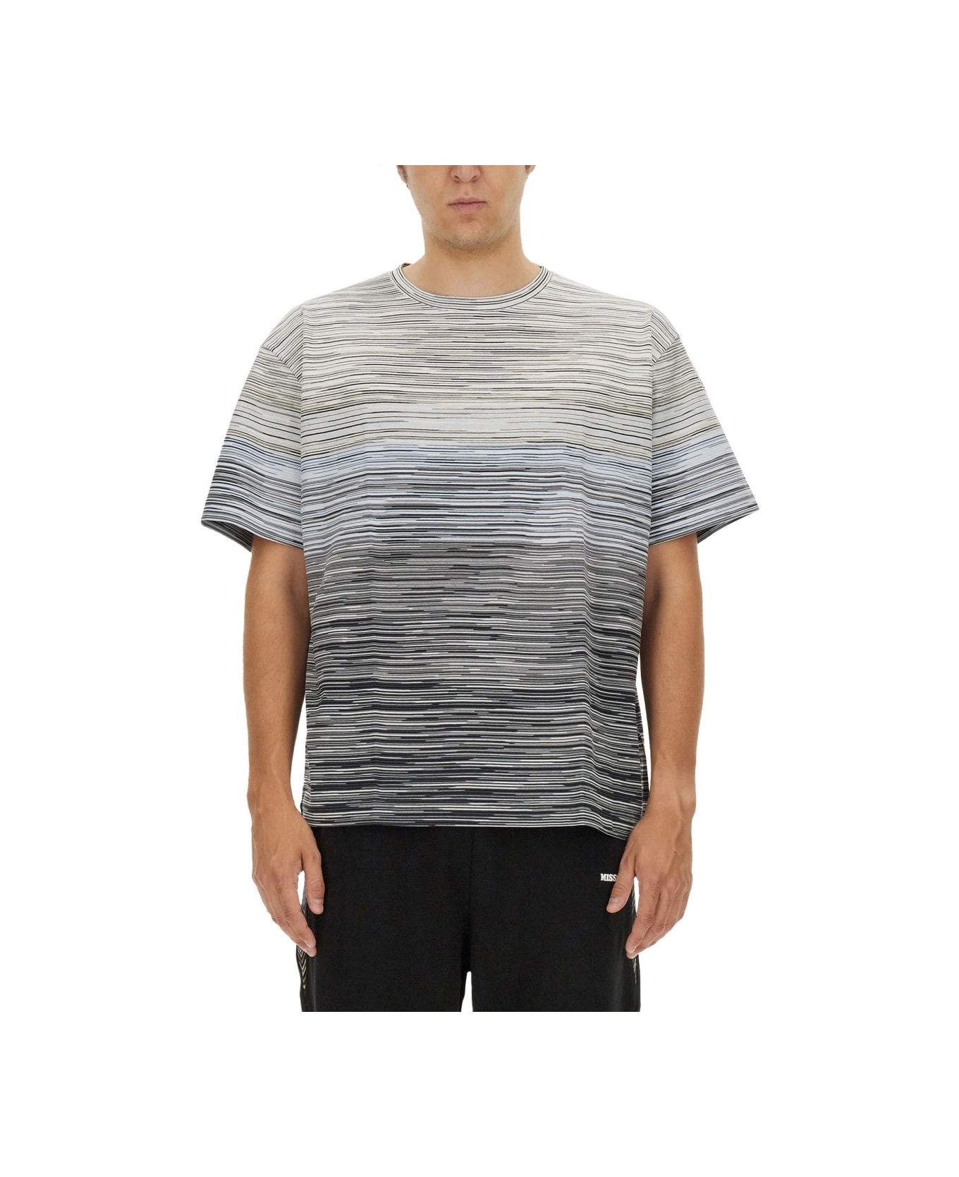 Missoni Striped T-shirt - GREY