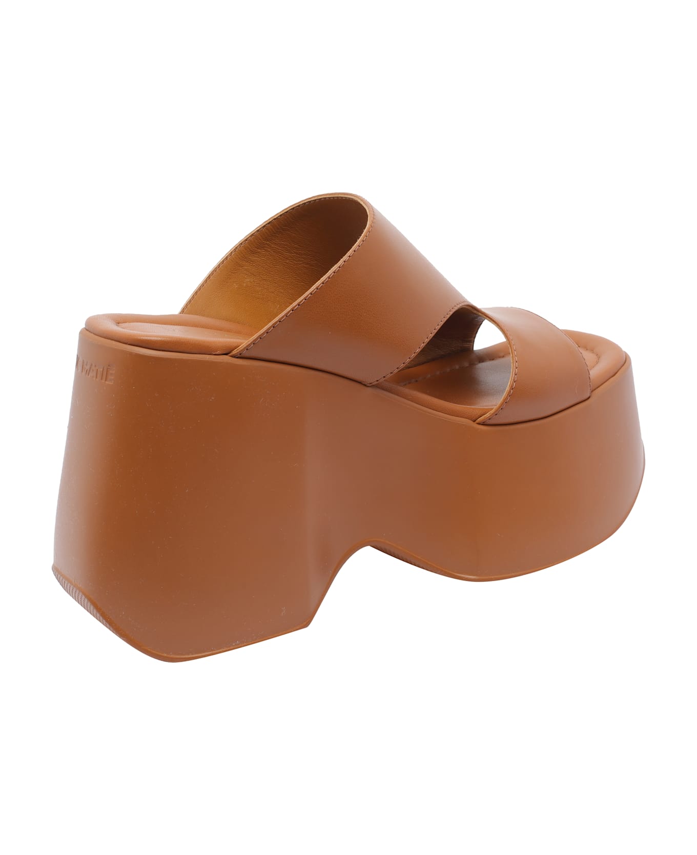 Vic Matié Yoko Platform Wedges - Brown