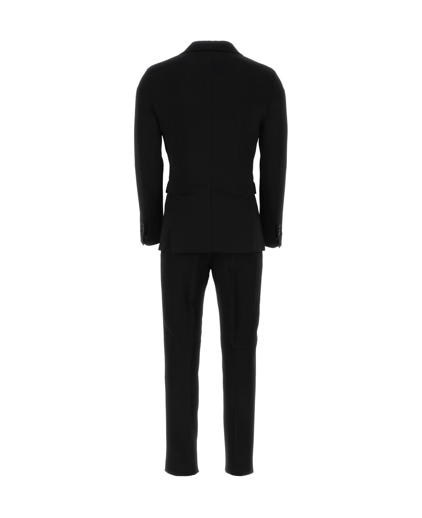 Dsquared2 Black Stretch Viscose Suit - Black