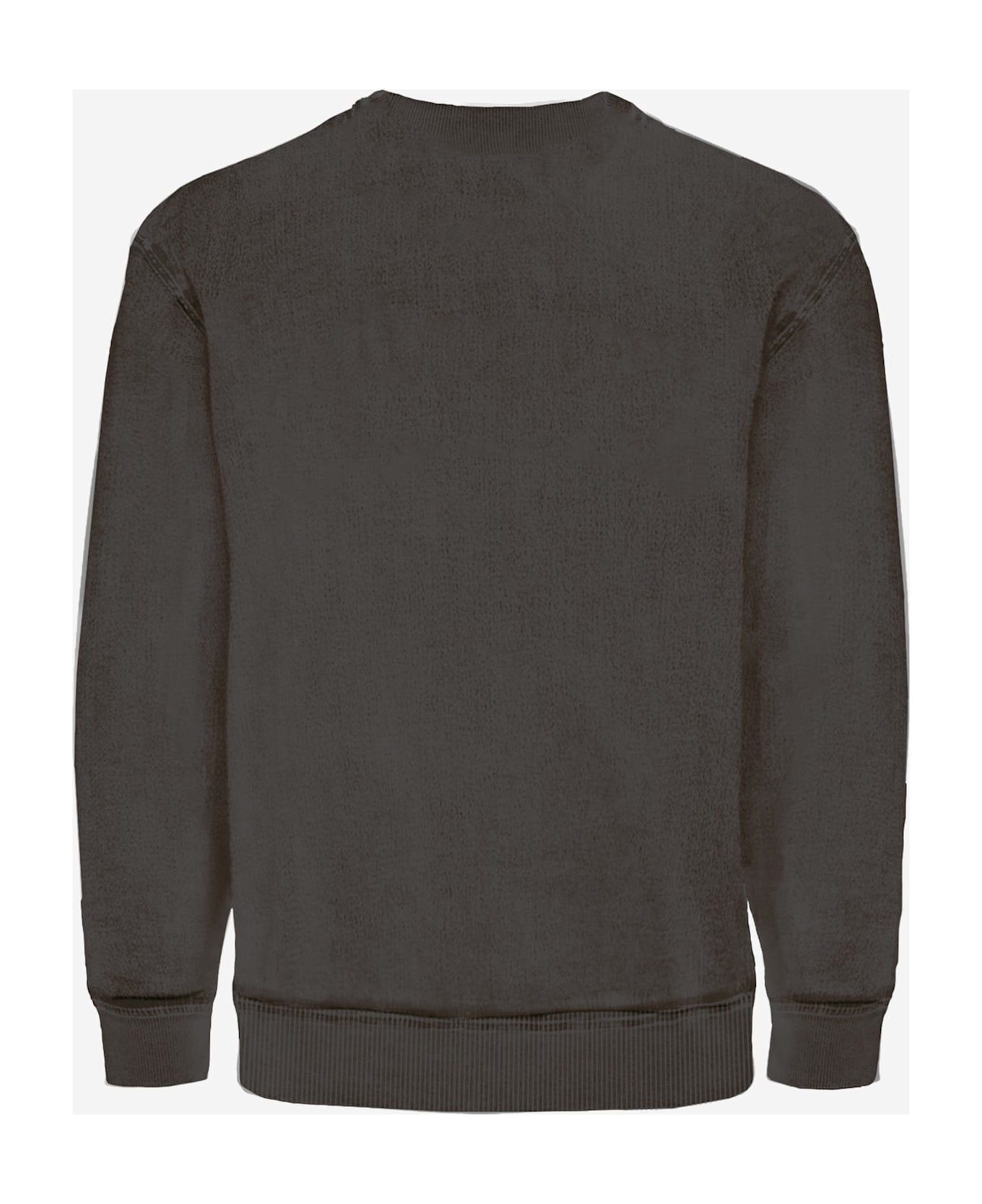 MC2 Saint Barth Cotton Sweatshirt With Front Embroidery - Grey