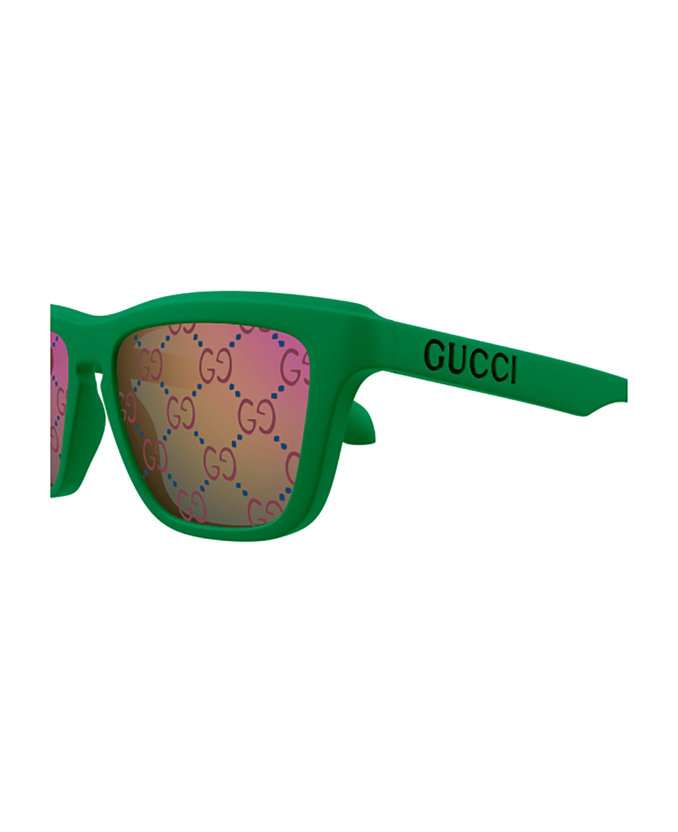 Gucci Eyewear GG1571S bellux Sunglasses - Green Green Blue