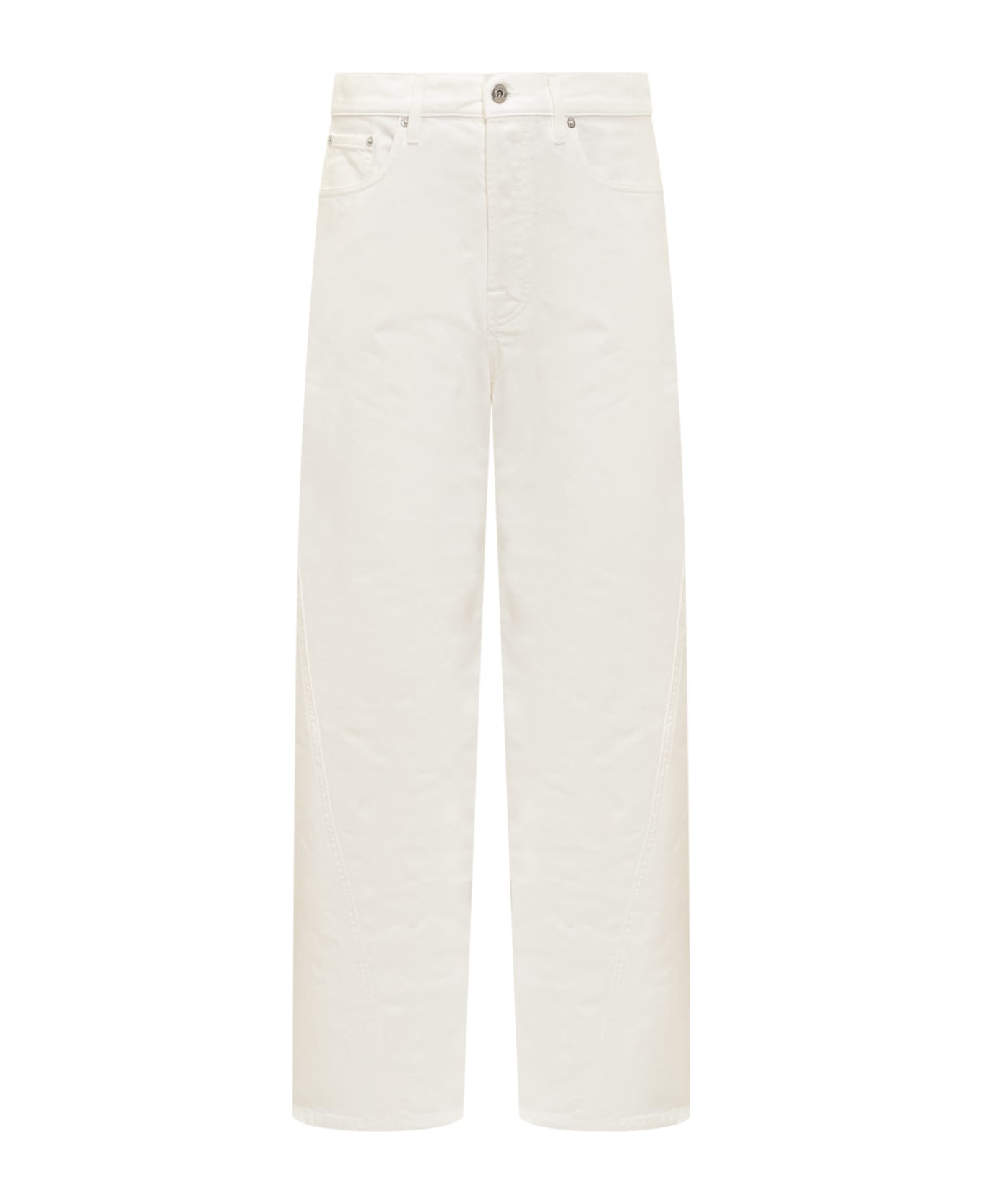 Lanvin Twisted Trousers - OPTIC WHITE ボトムス