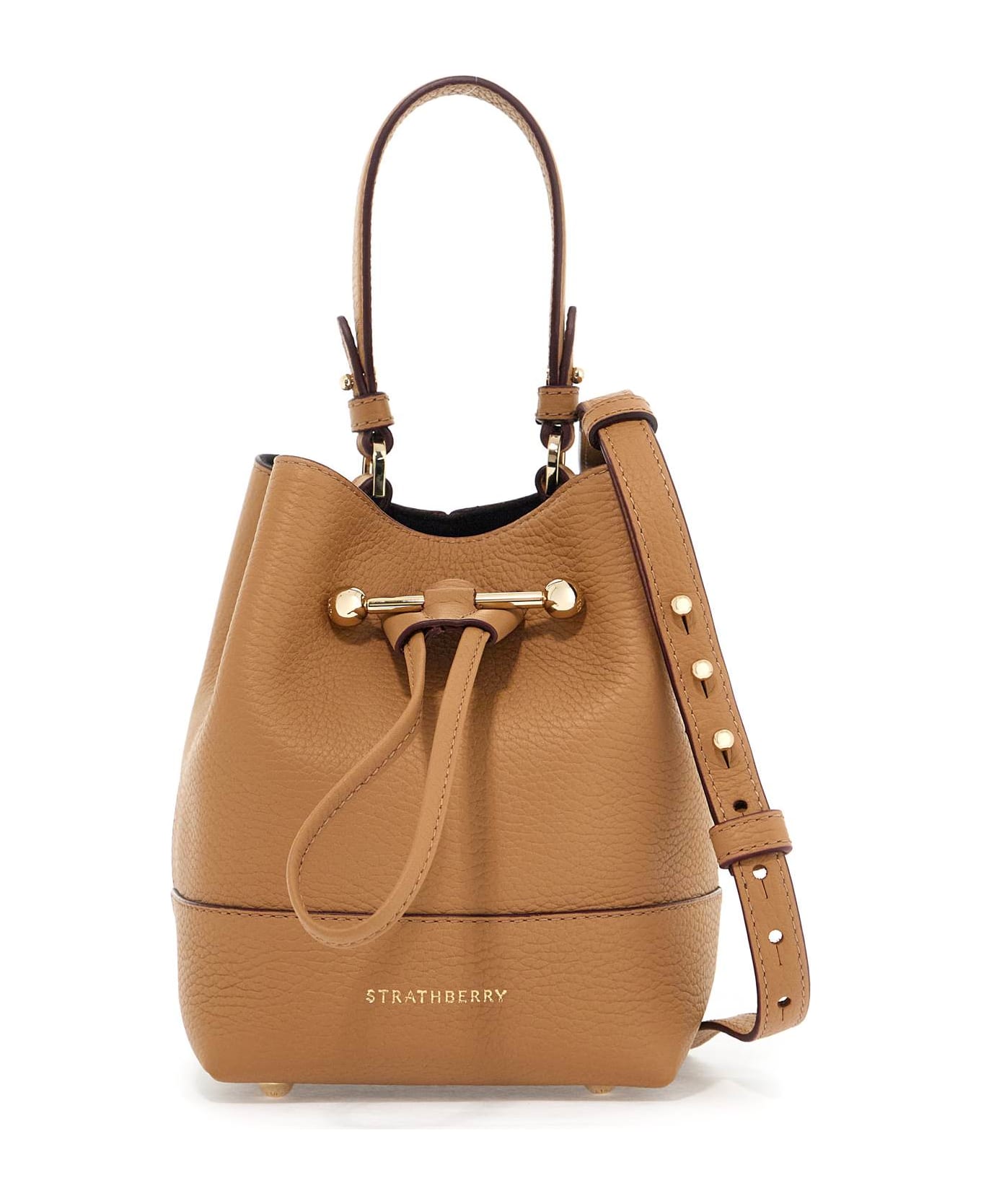 Strathberry Lana Osette Bucket Bag - CARAMEL (Brown)