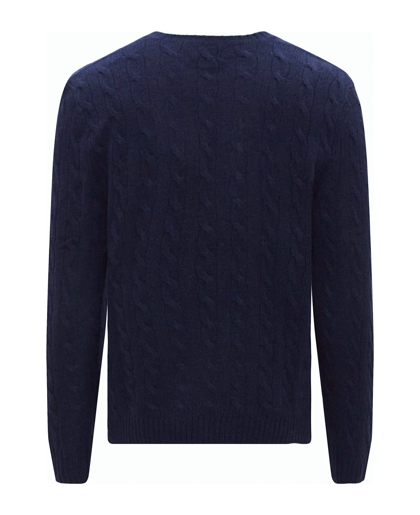 Ralph Lauren Blue Wool And Cashmere Jumper - Blue