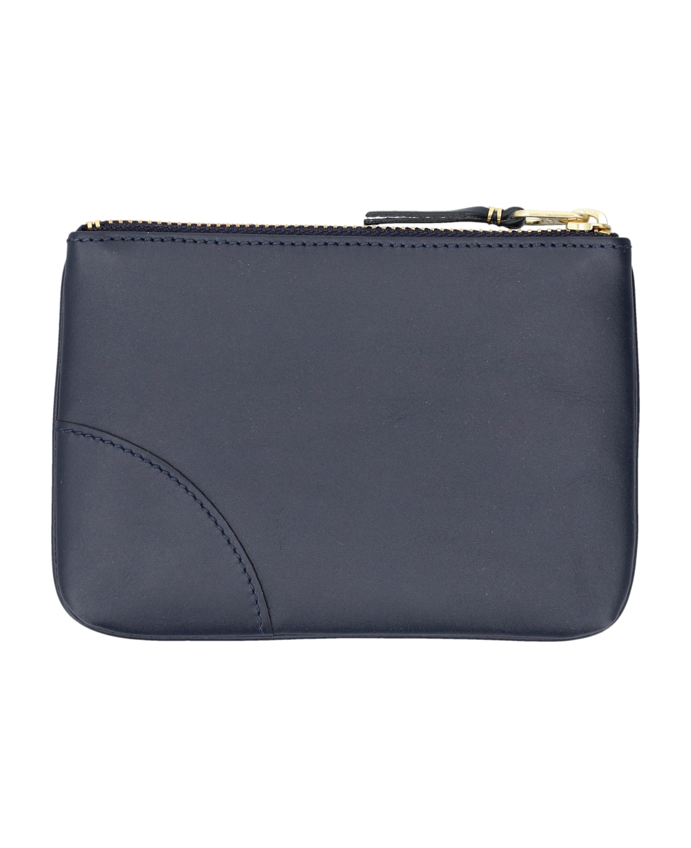 Comme des Garçons Wallet Xsmall Classic Leather Pouch - NAVY バッグ