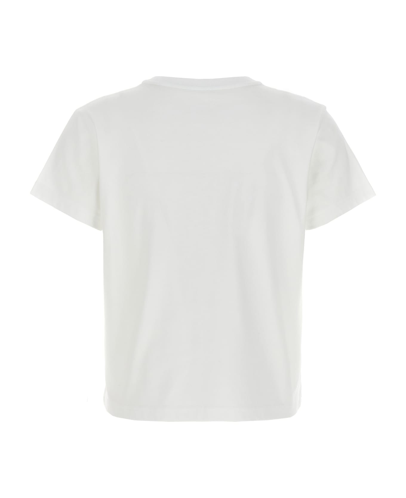 T by Alexander Wang 'essential Jsy Shrunk' T-shirt - White Tシャツ