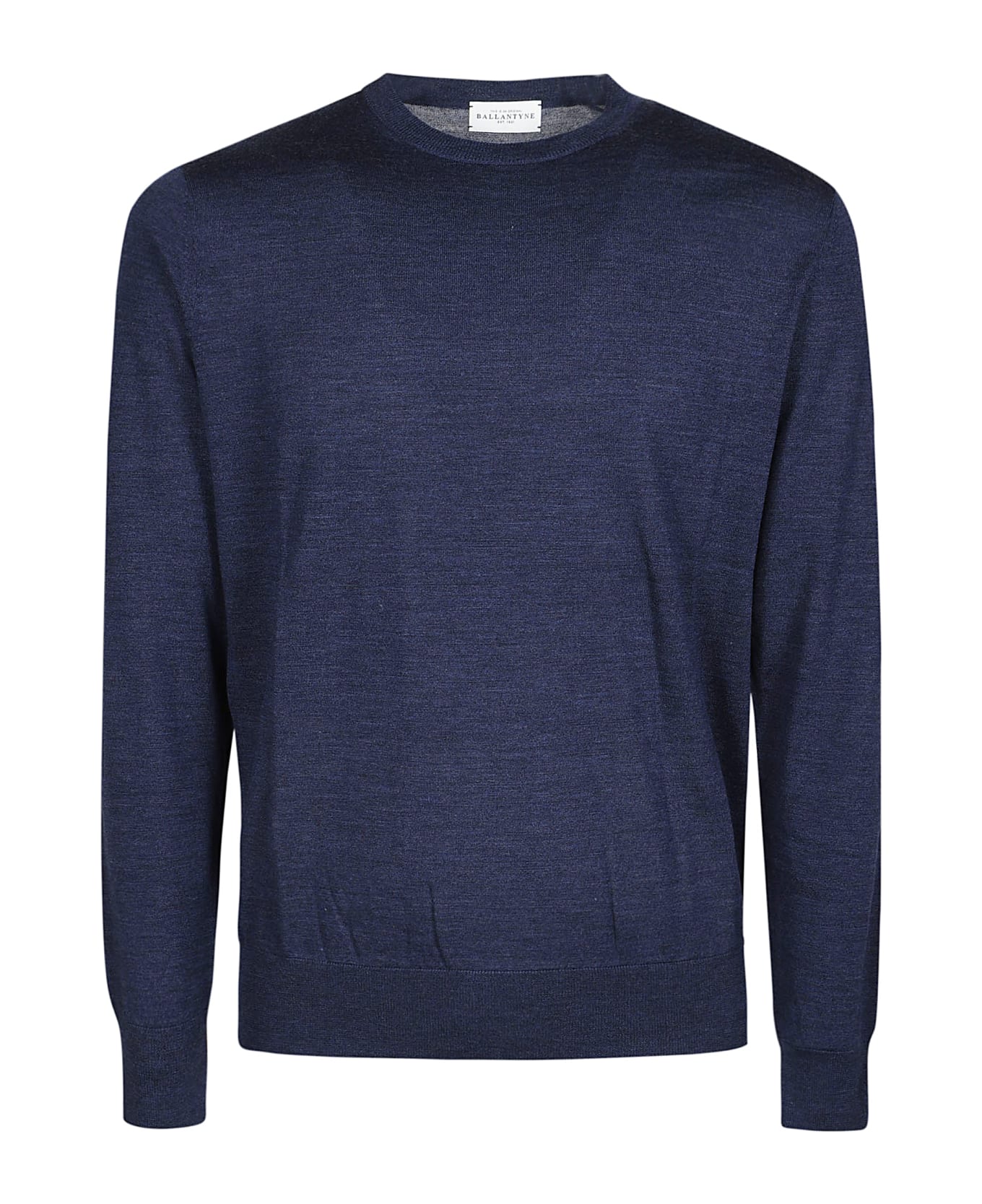 Ballantyne Plain Sweater - Vintage Denim