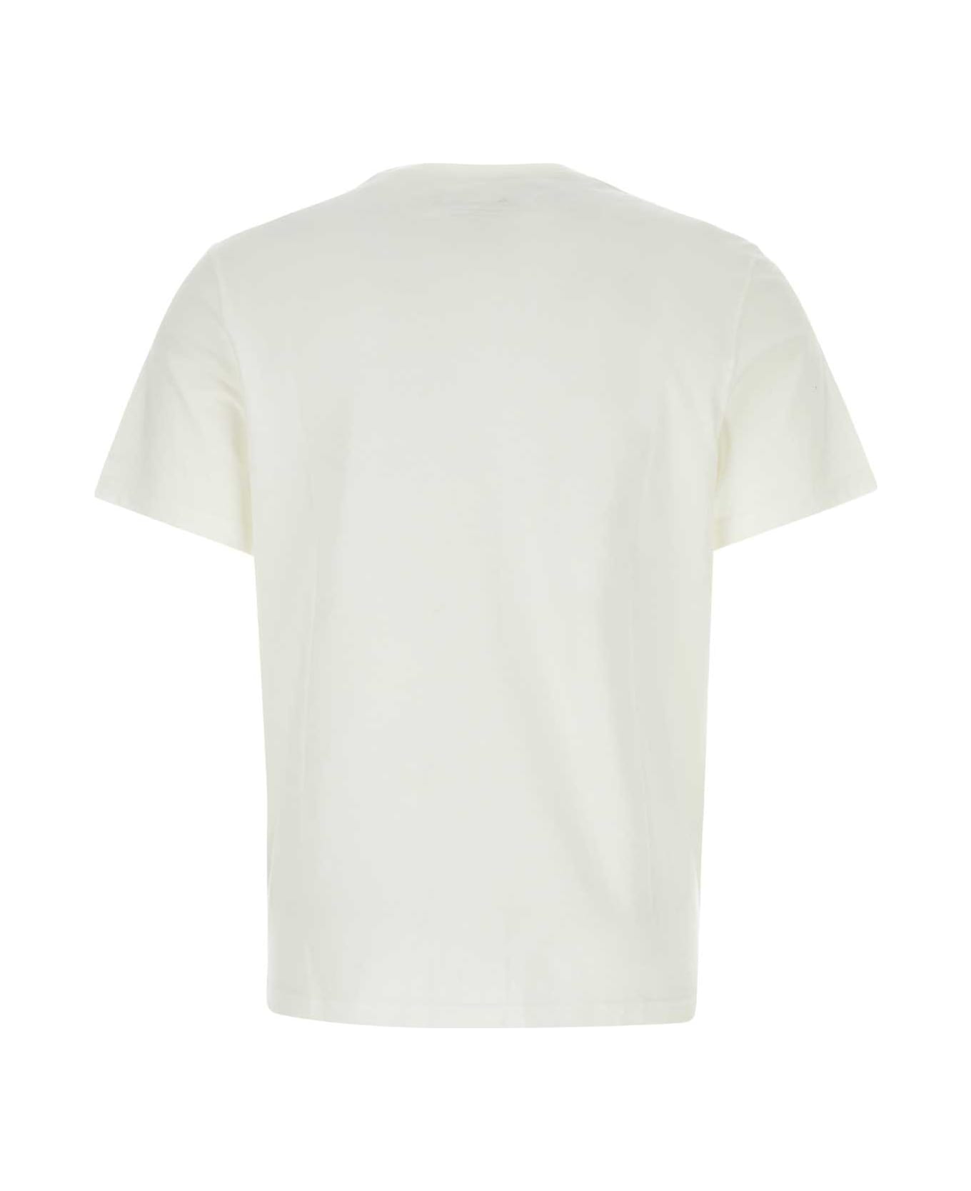 Moose Knuckles White Cotton T-shirt - WHITE