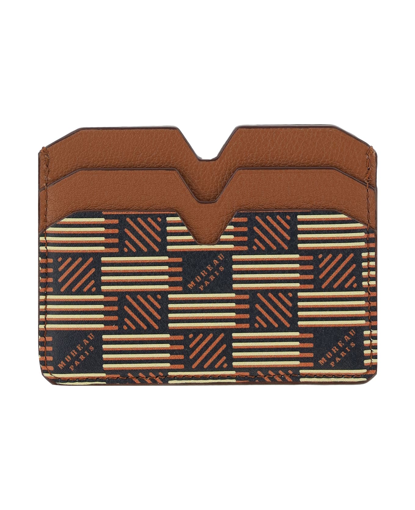 Moreau Paris Credit Card Holder - Classique  / Saddle